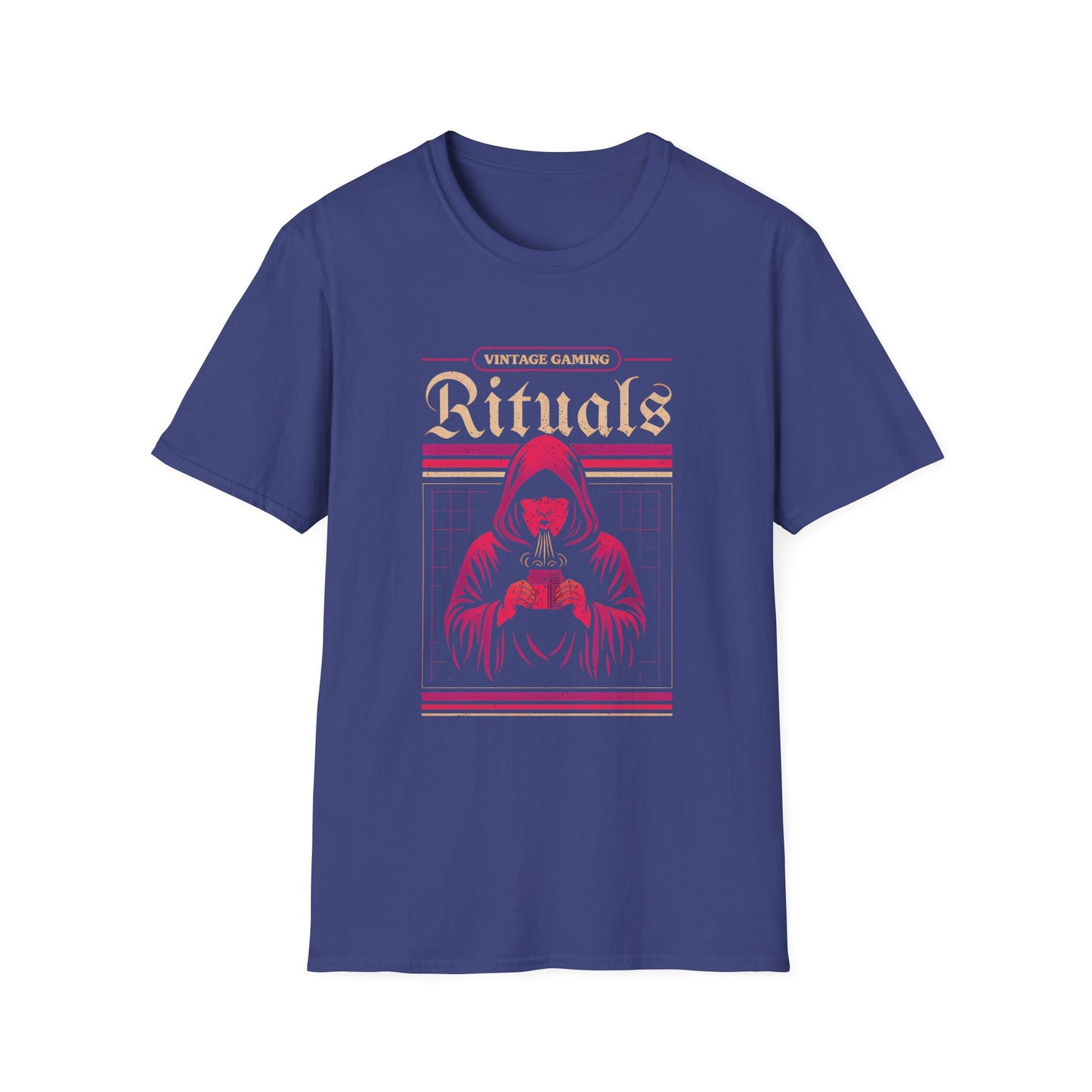 Vintage Gaming Rituals Retro Old School Gamer T-Shirt