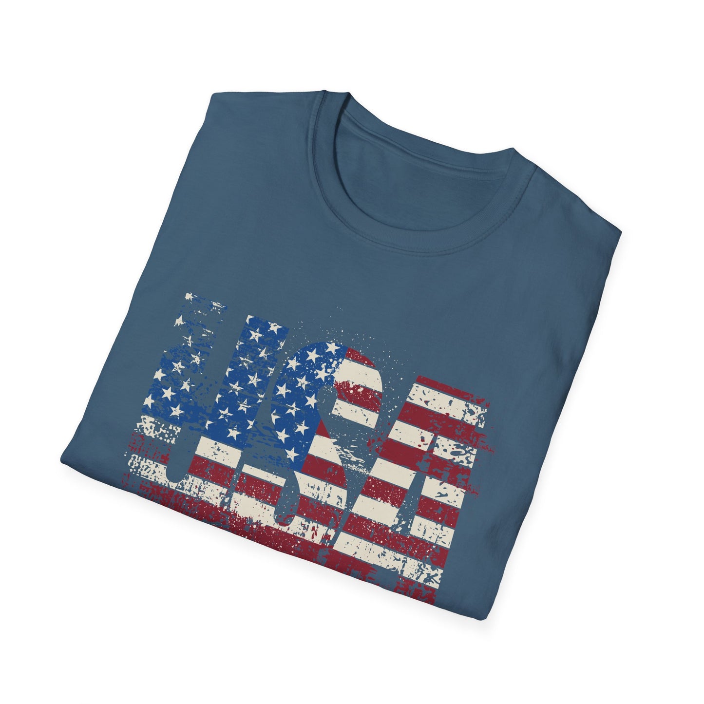 USA Pride US Flag Made in America 4th of July T-shirt