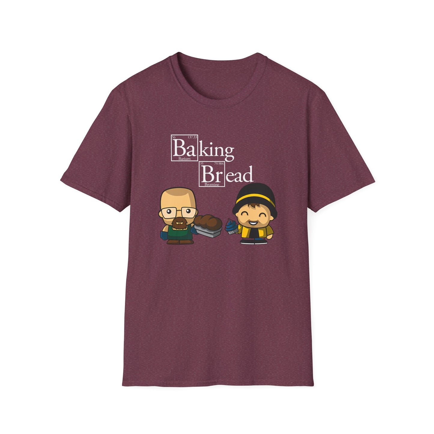 Funny Pop Culture Hilarious Chemistry Student Baking Bread T-Shirt