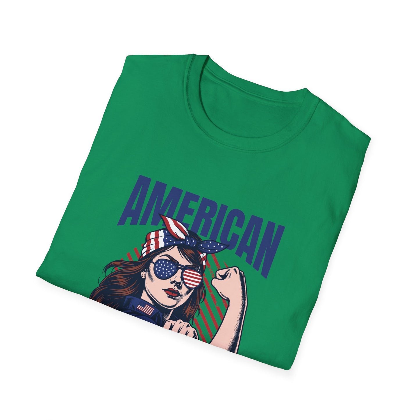 American Empowered Woman 4th of July Gifts Women's T-shirt