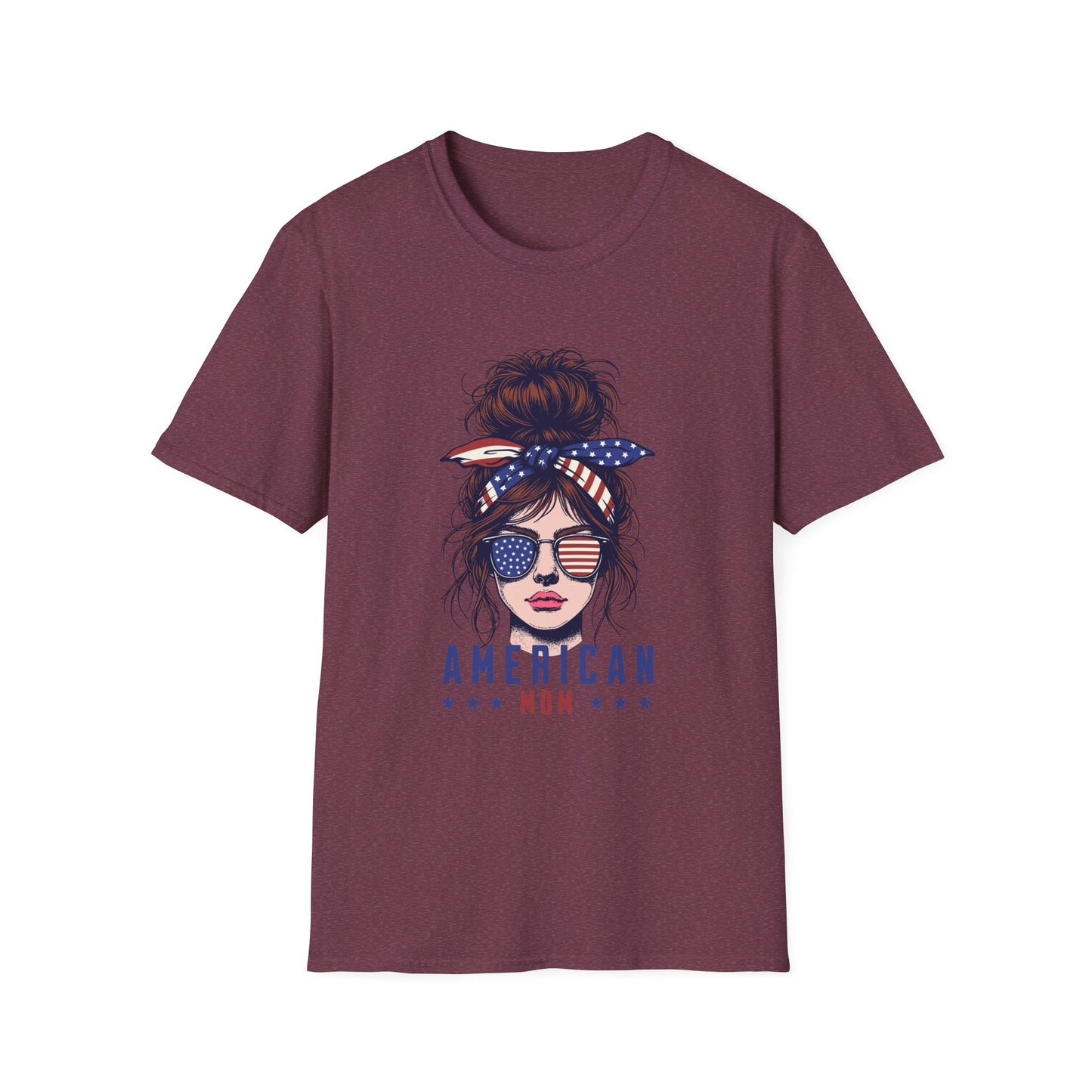 4th of July Gifts for Mothers American Mom T-shirt