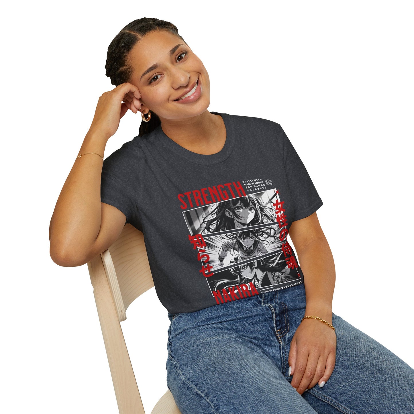 Nakira Strength Anime Girl T-Shirt