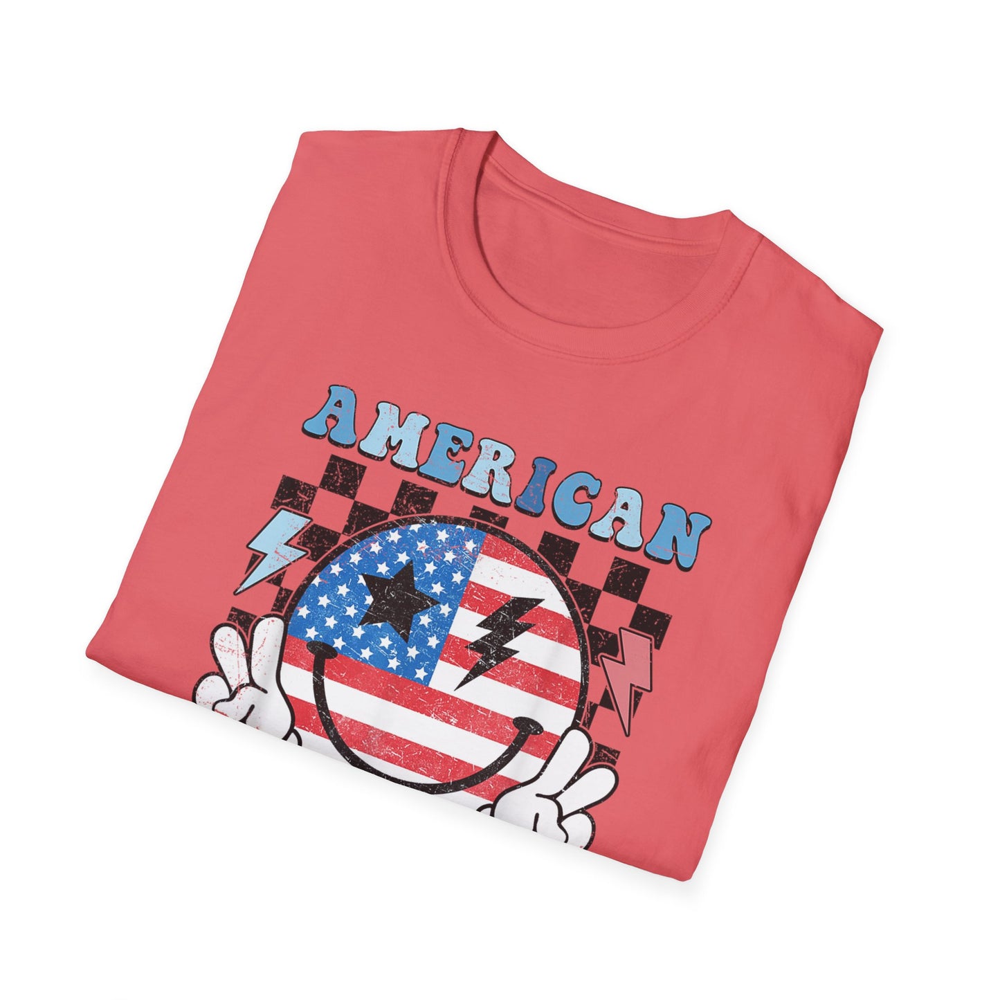 Vintage Peace Sign American Girl T-shirt