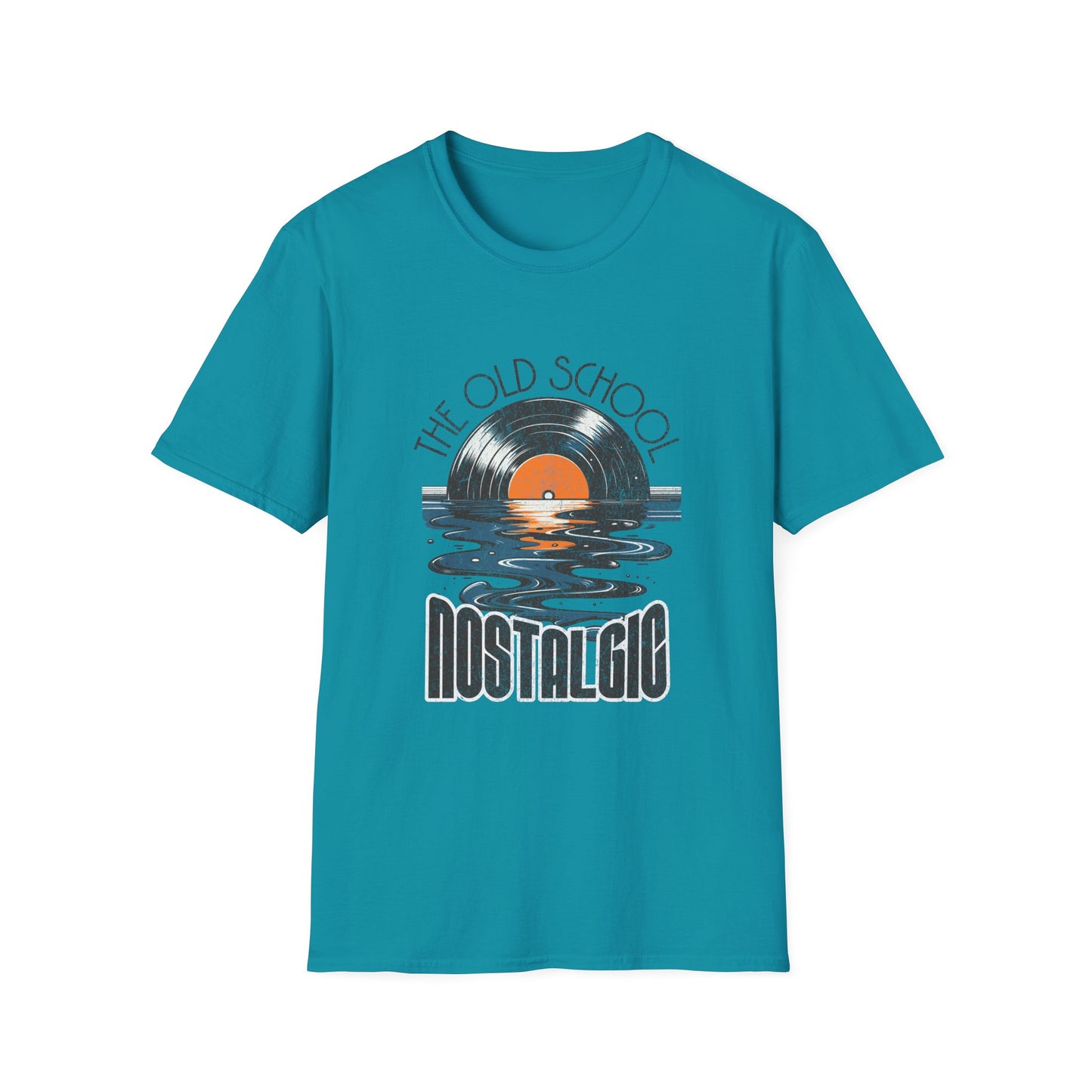 Retro Nostalgic Vintage Vinyl Music T-shirt