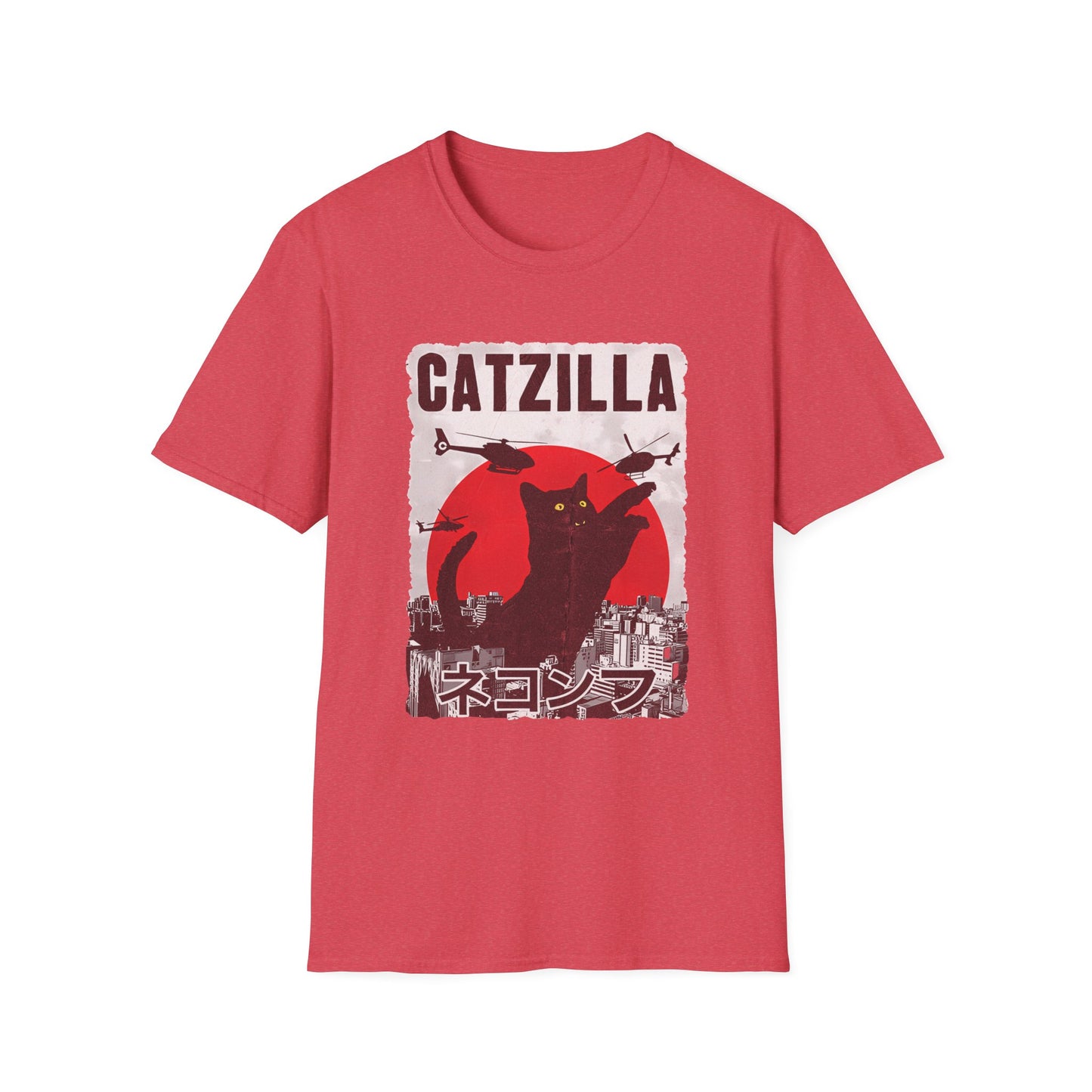 Catzilla Pop Culture Godzilla T-Shirt