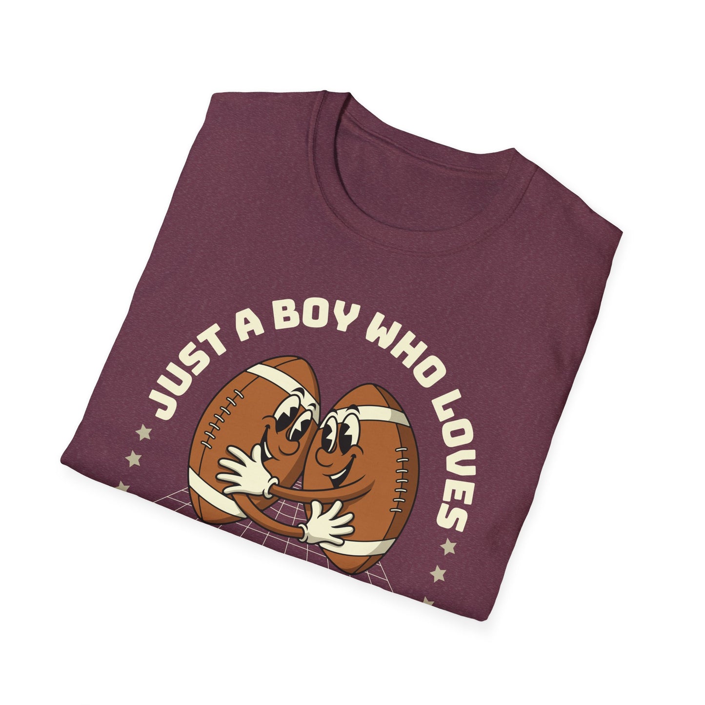 Just a Boy Who Loves Football Game Day T-Shirt