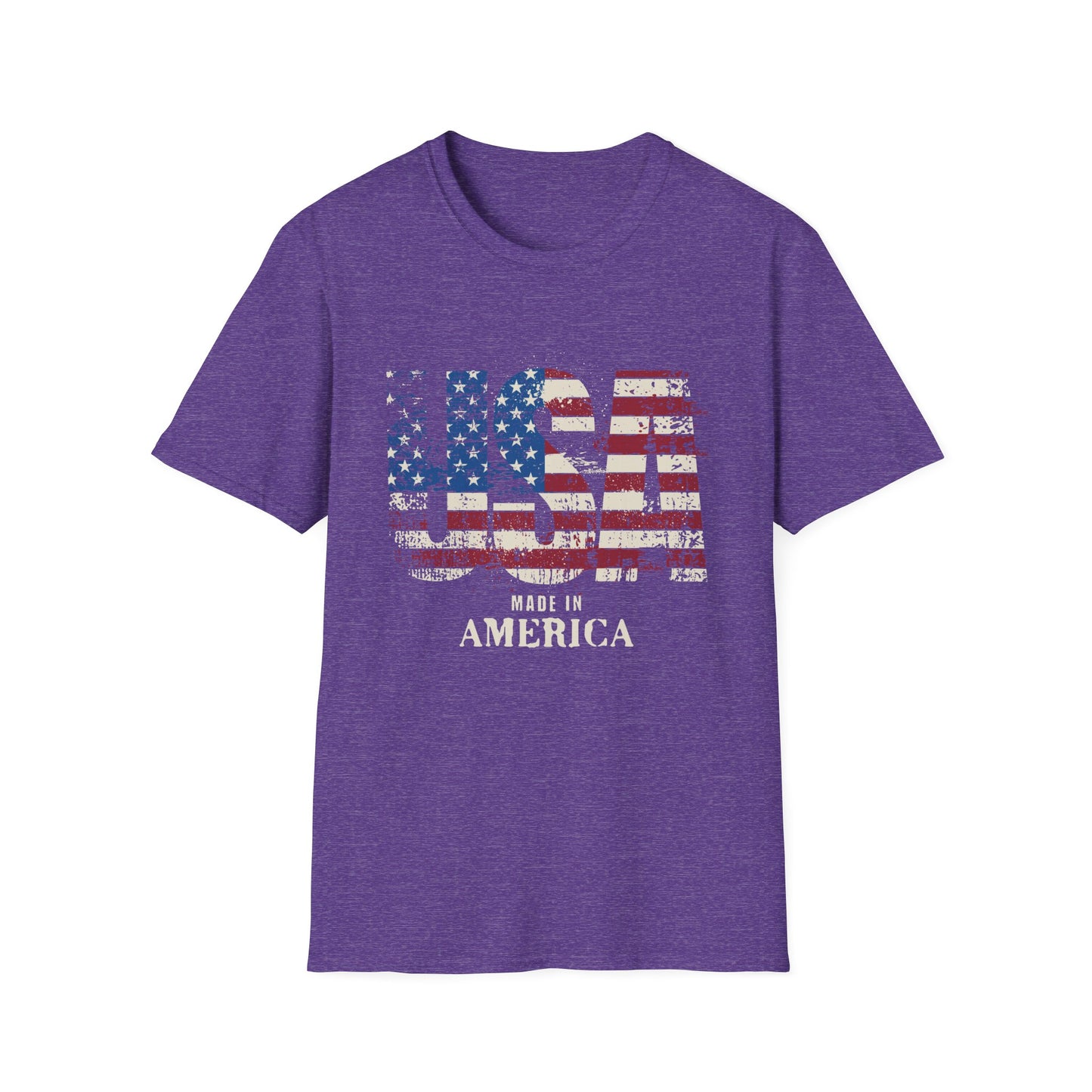 USA Pride US Flag Made in America 4th of July T-shirt
