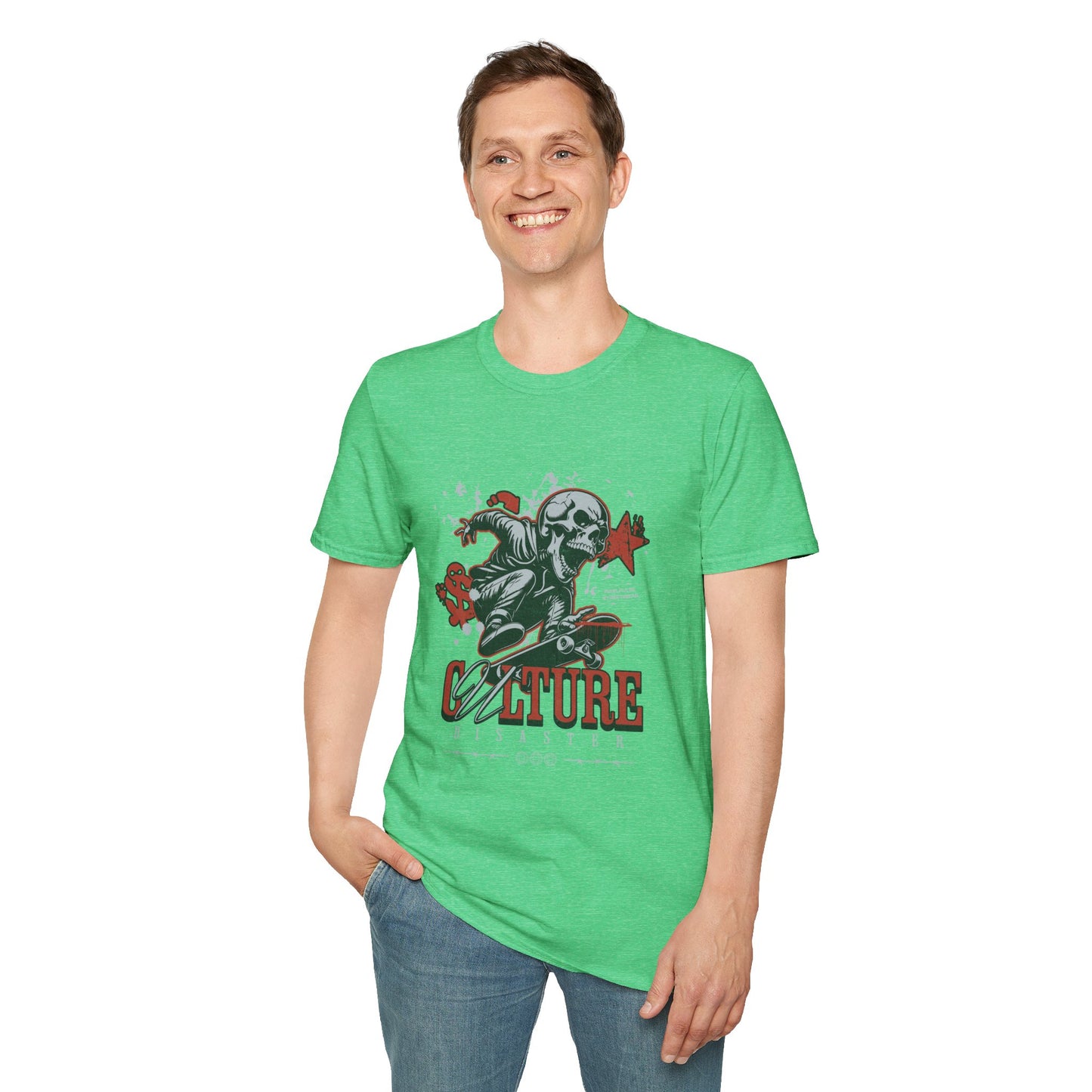 Culture is a Disaster Streetwear Funny Skull T-Shirt