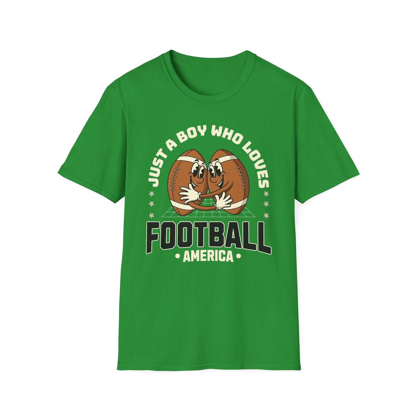 Just a Boy Who Loves Football Game Day T-Shirt