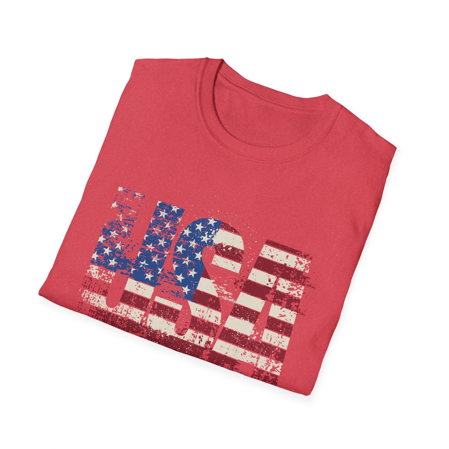 USA Pride US Flag Made in America 4th of July T-shirt