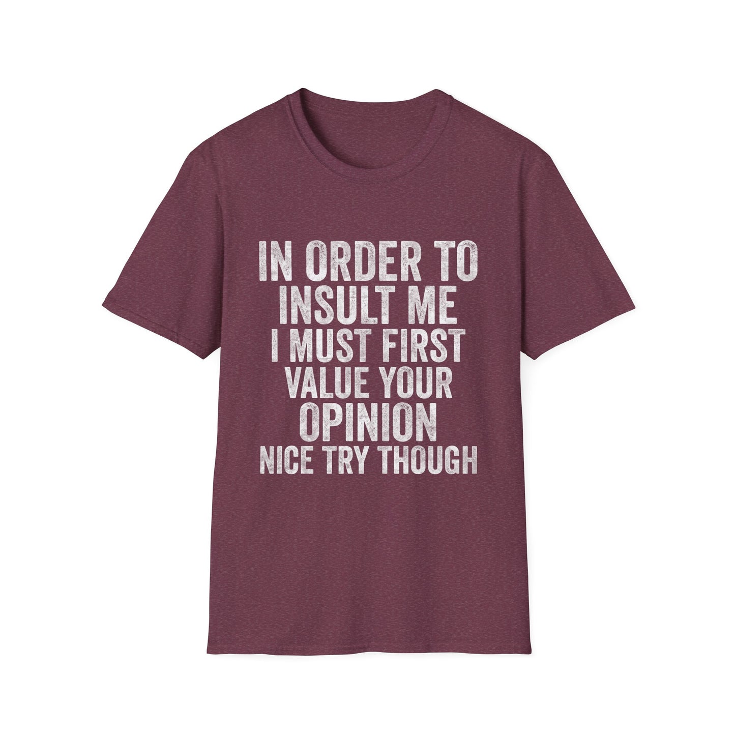 Joke Sarcastic Tee Hilarious Adult Graphic T-shirts