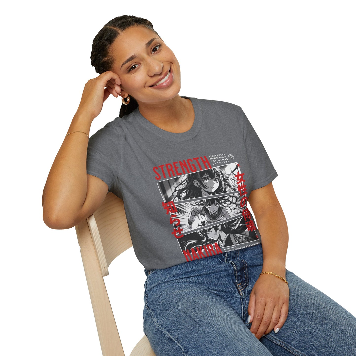 Nakira Strength Anime Girl T-Shirt