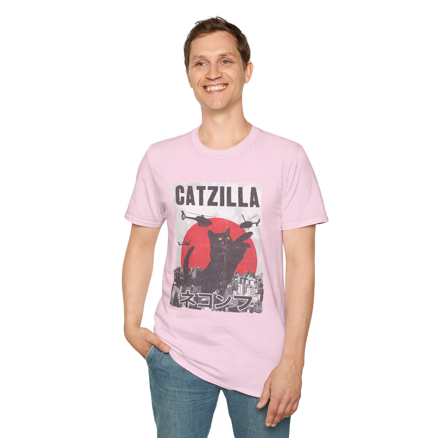 Catzilla Pop Culture Godzilla T-Shirt