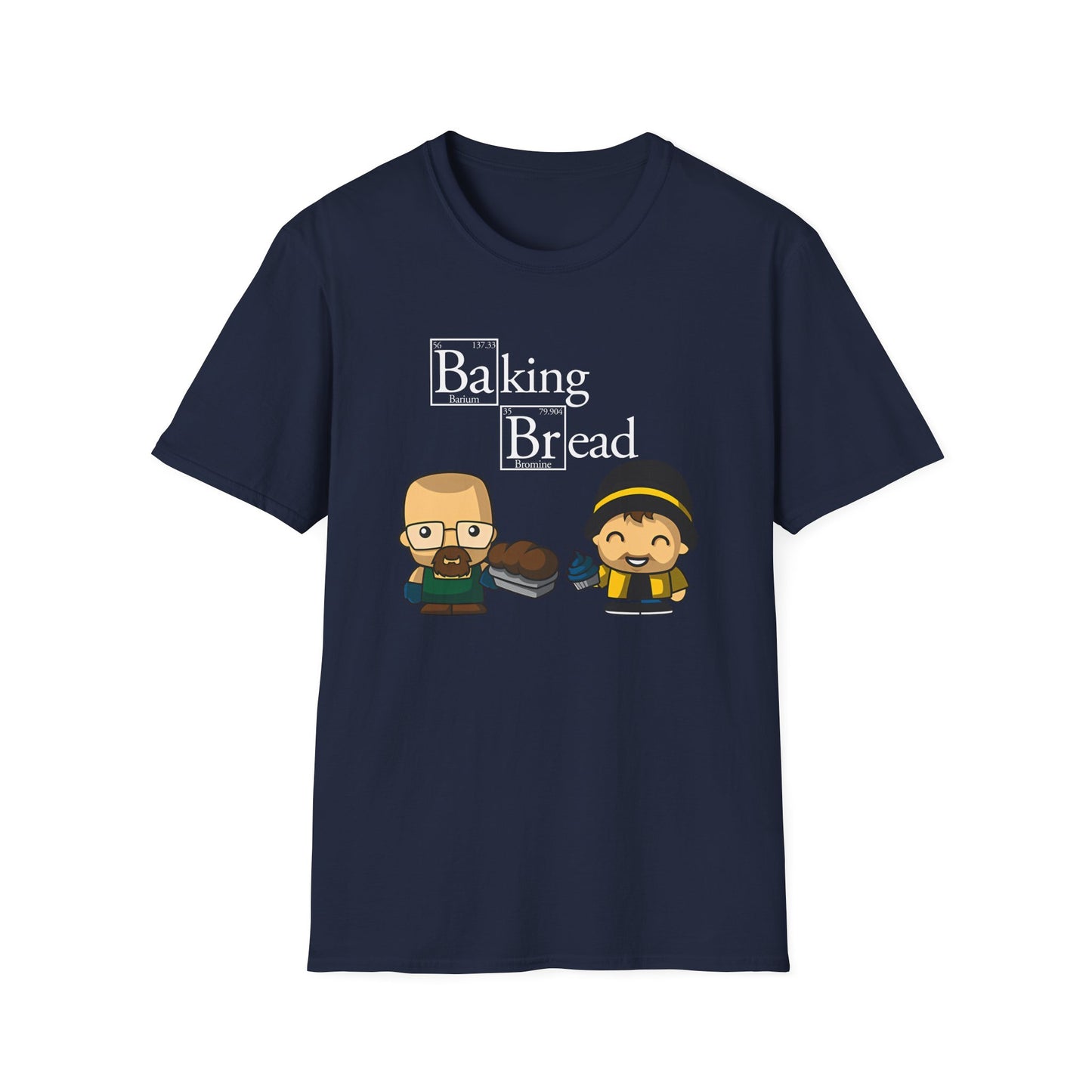 Funny Pop Culture Hilarious Chemistry Student Baking Bread T-Shirt
