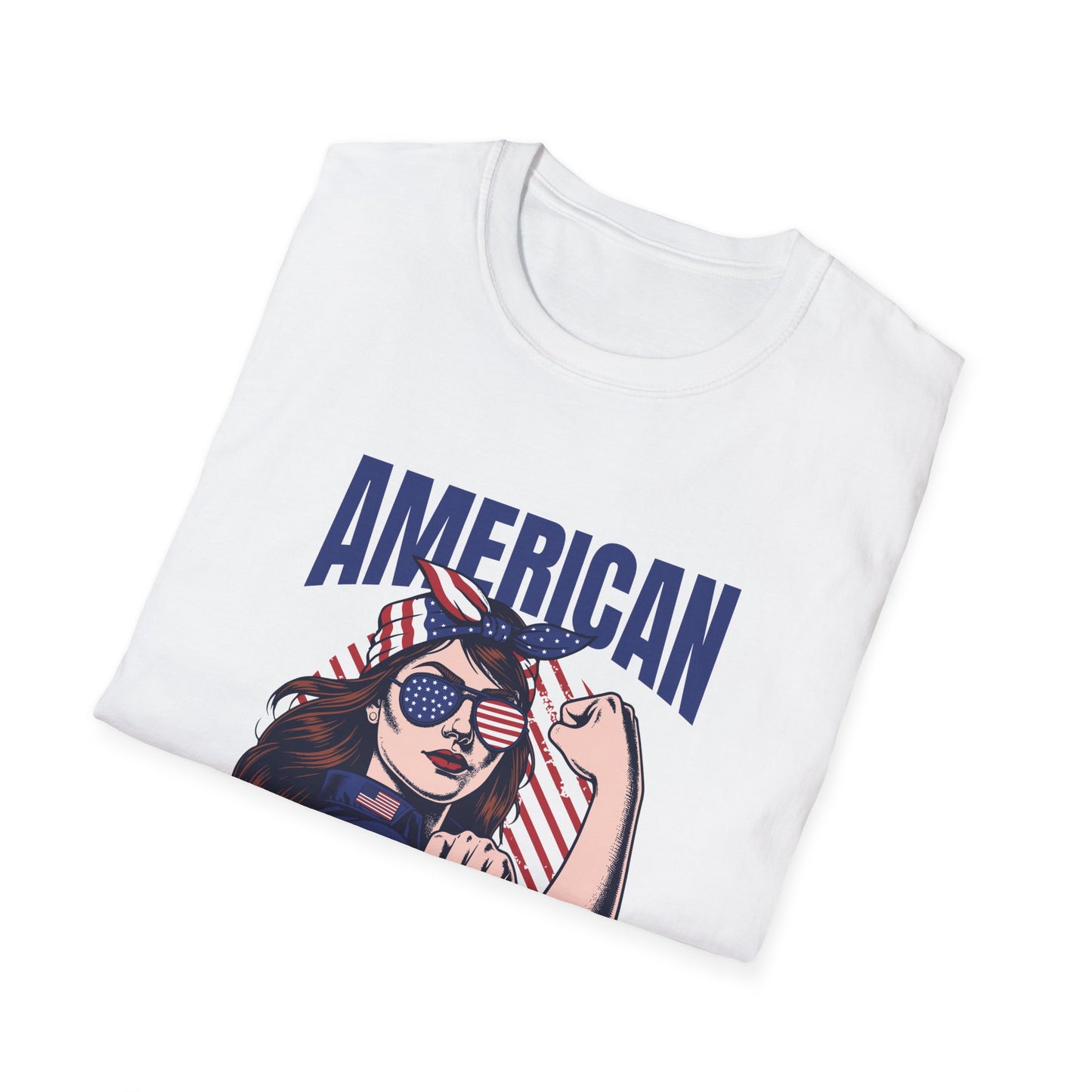 American Empowered Woman 4th of July Gifts Women's T-shirt