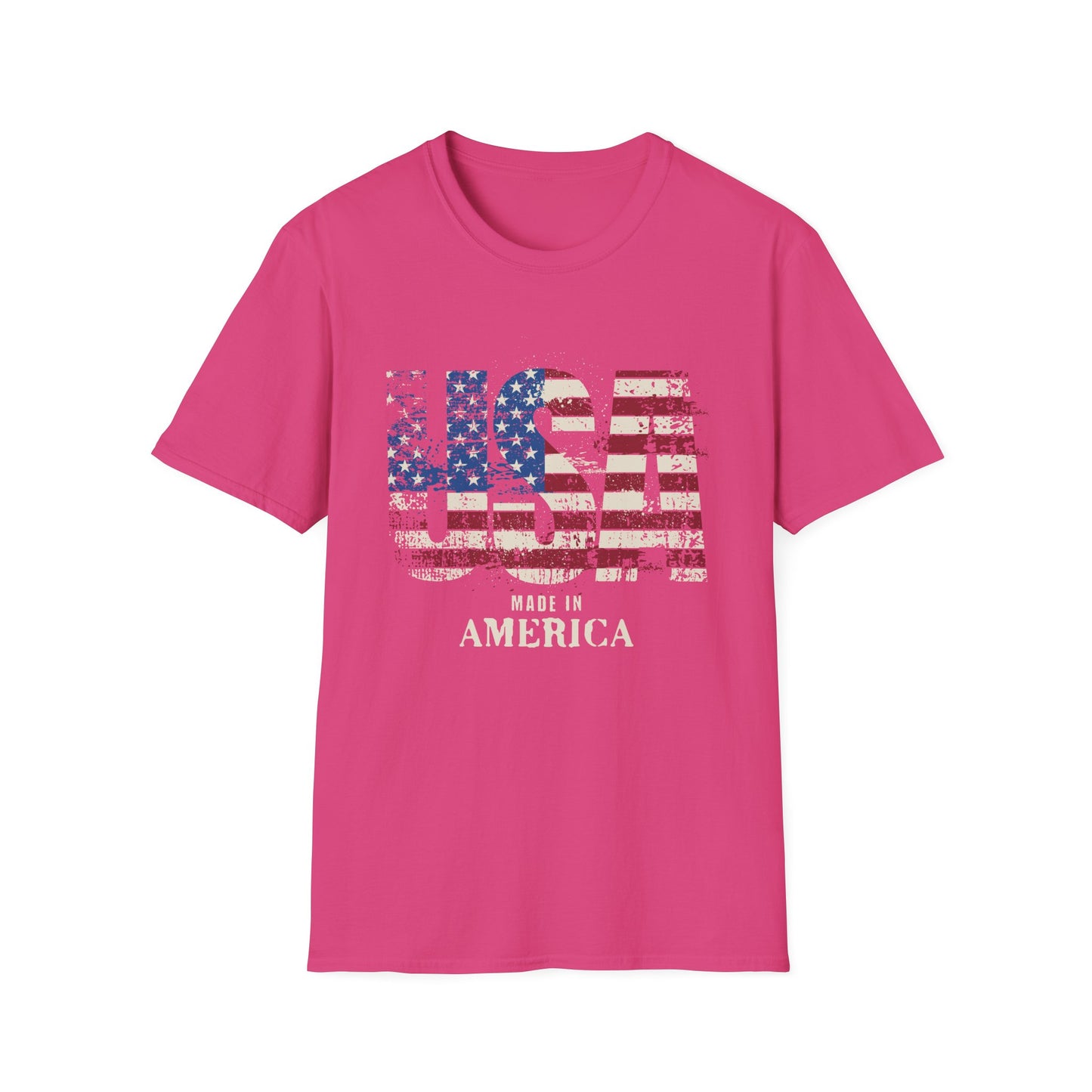 USA Pride US Flag Made in America 4th of July T-shirt