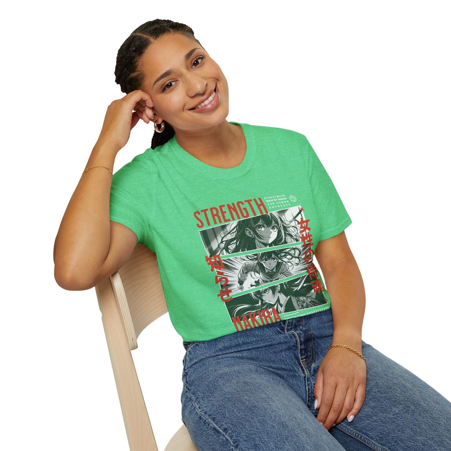Nakira Strength Anime Girl T-Shirt