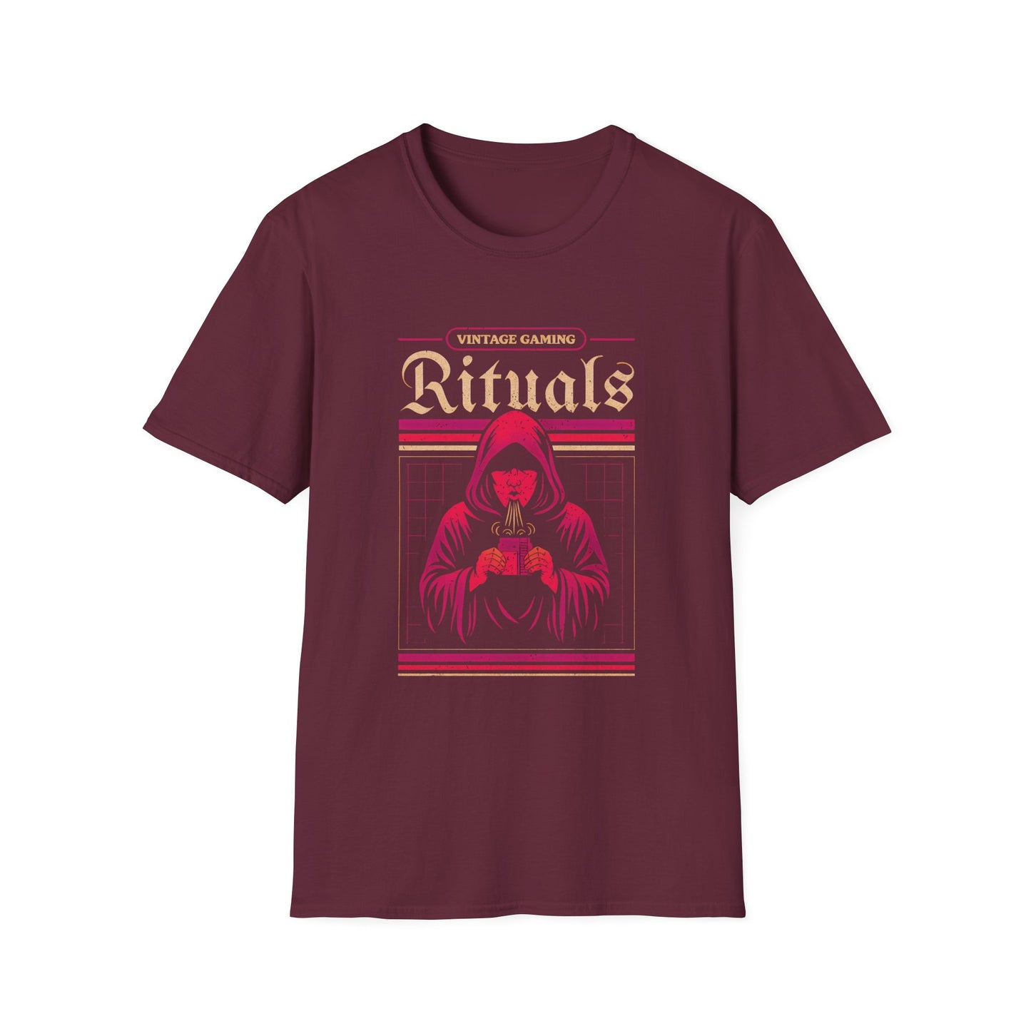 Vintage Gaming Rituals Retro Old School Gamer T-Shirt