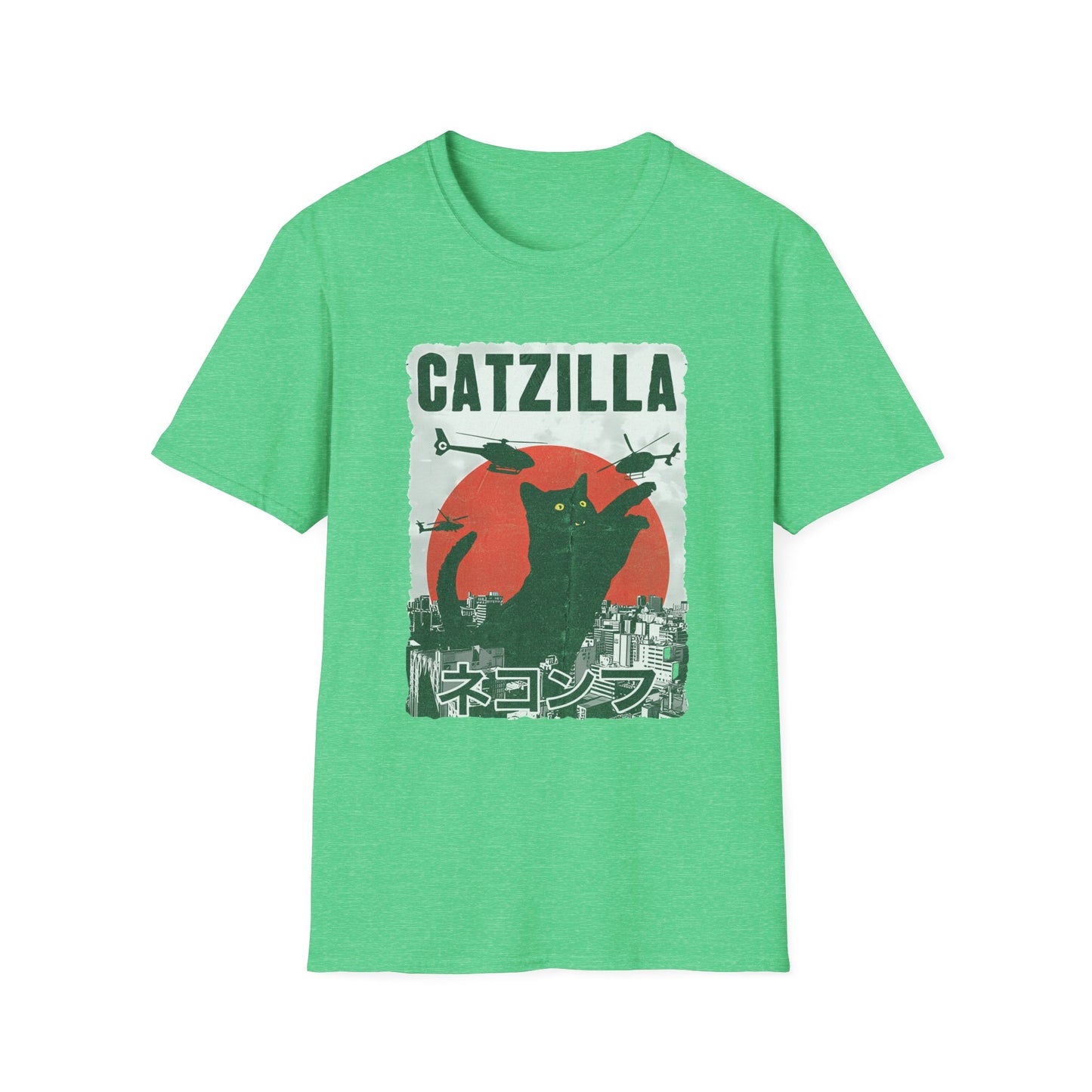 Catzilla Pop Culture Godzilla T-Shirt
