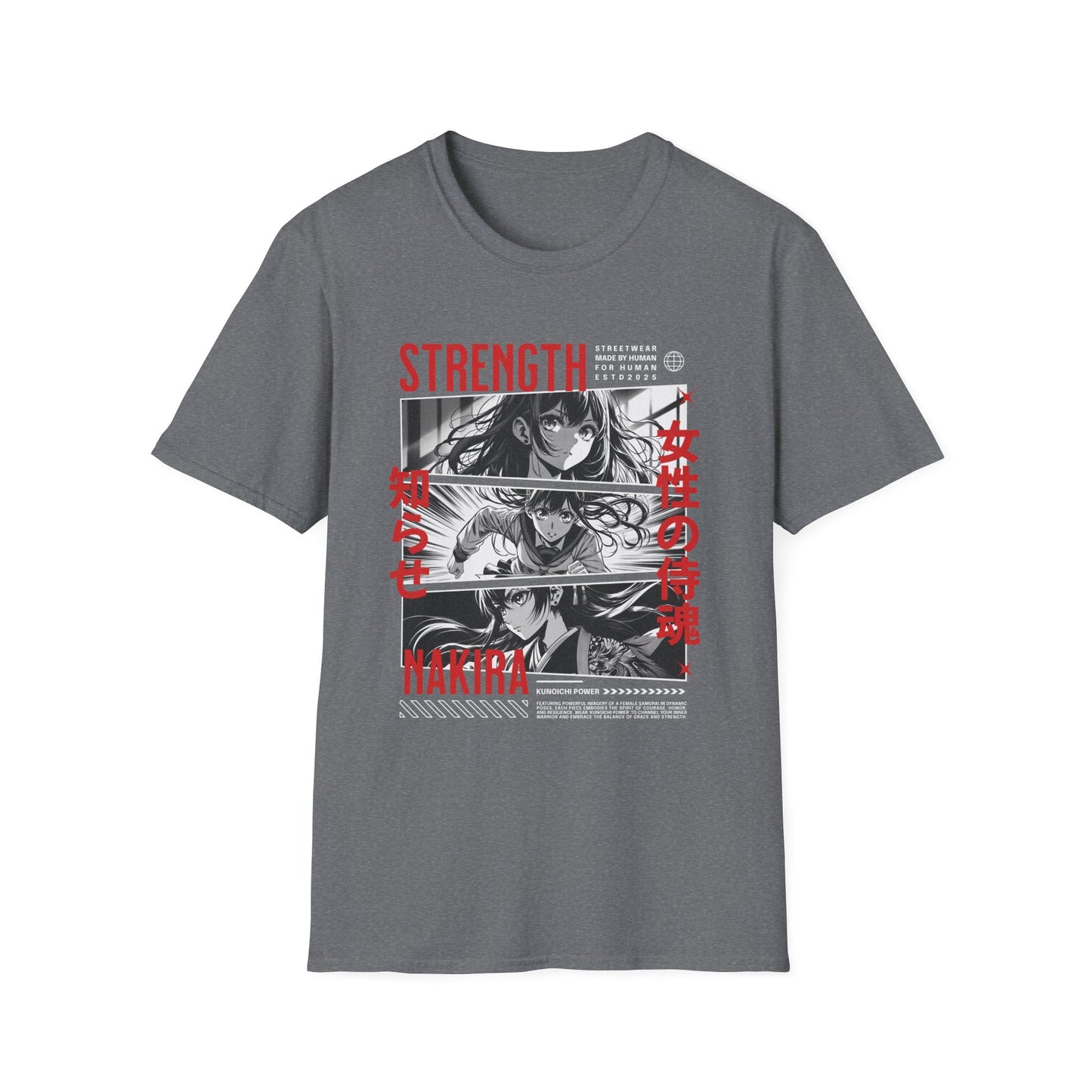 Nakira Strength Anime Girl T-Shirt