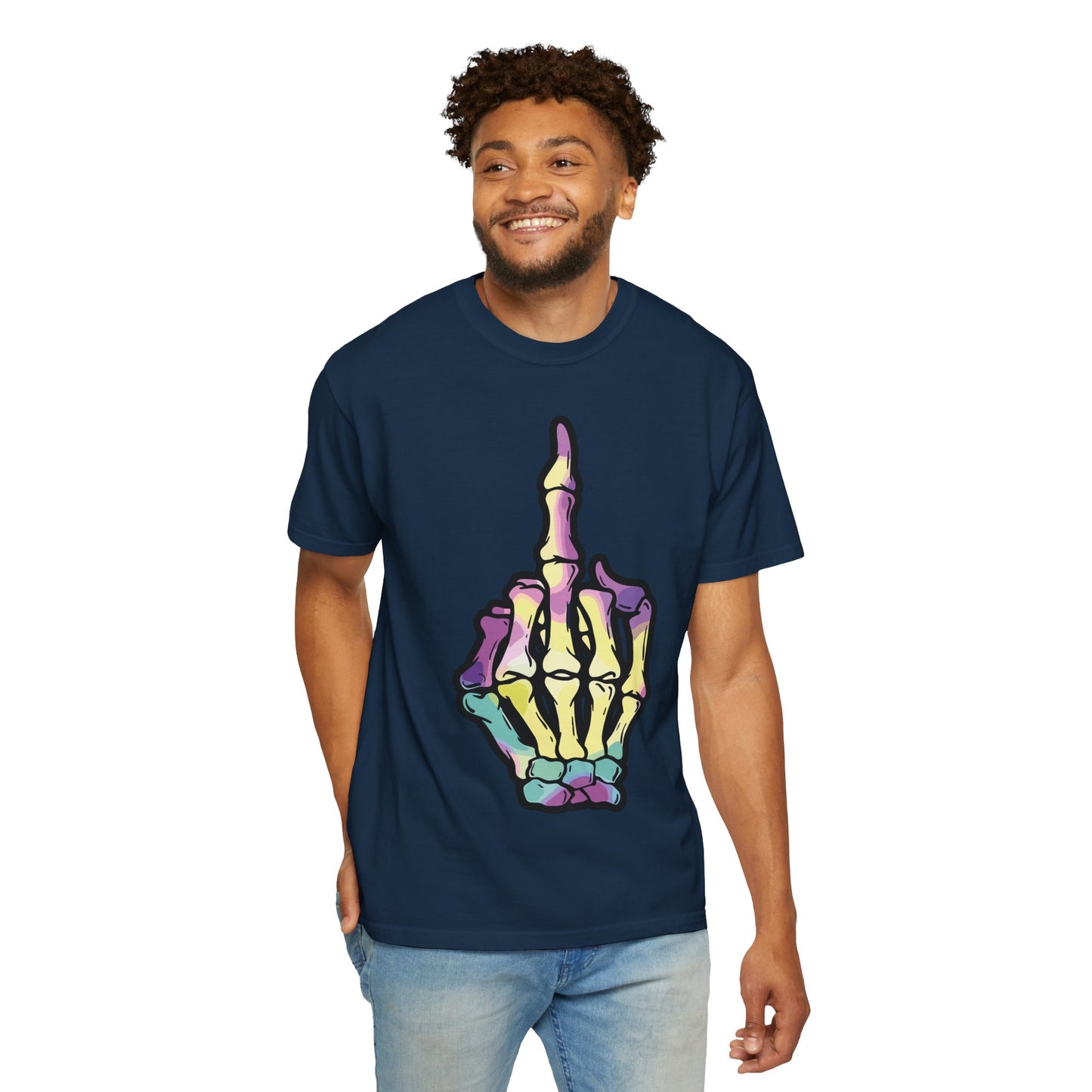 Skeleton Hand F You Streetwear T-shirt