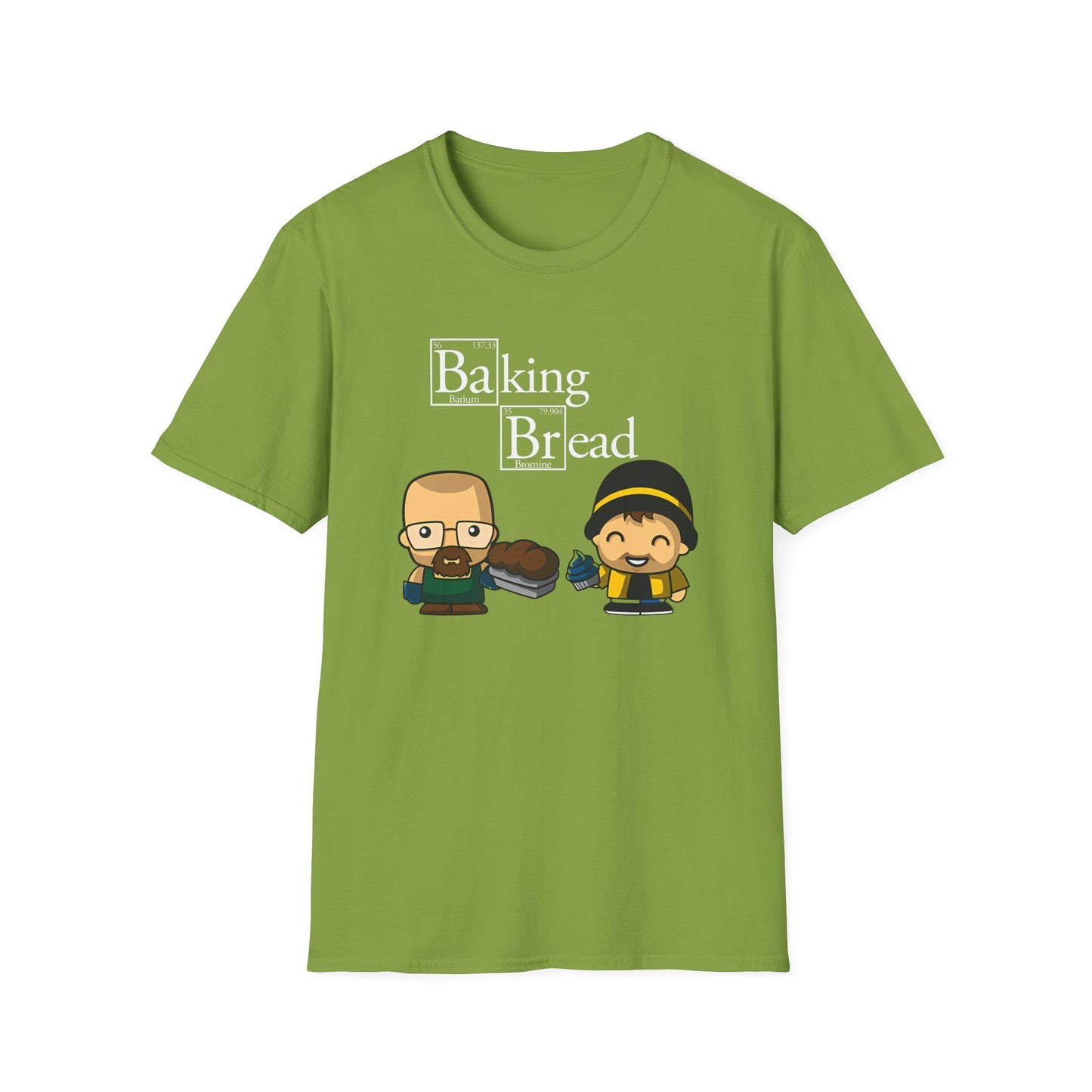 Funny Pop Culture Hilarious Chemistry Student Baking Bread T-Shirt