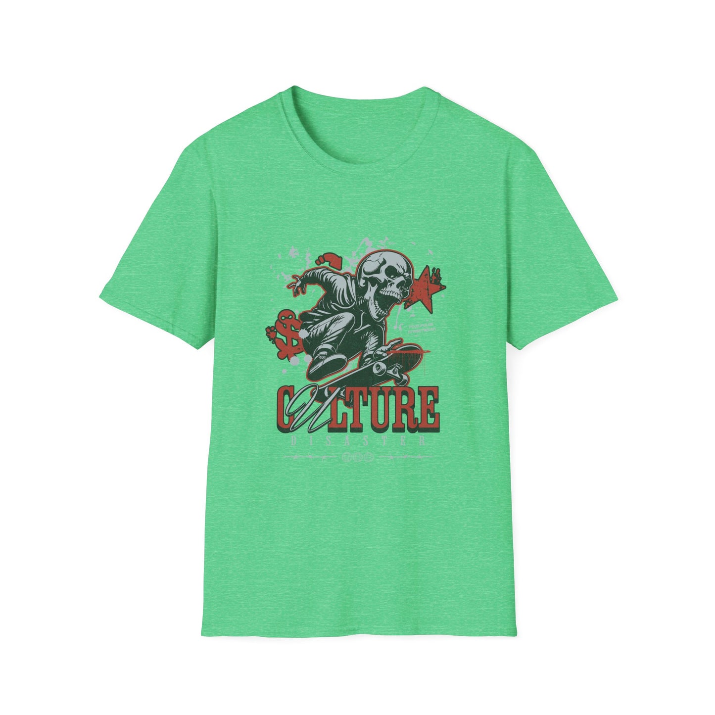 Culture is a Disaster Streetwear Funny Skull T-Shirt