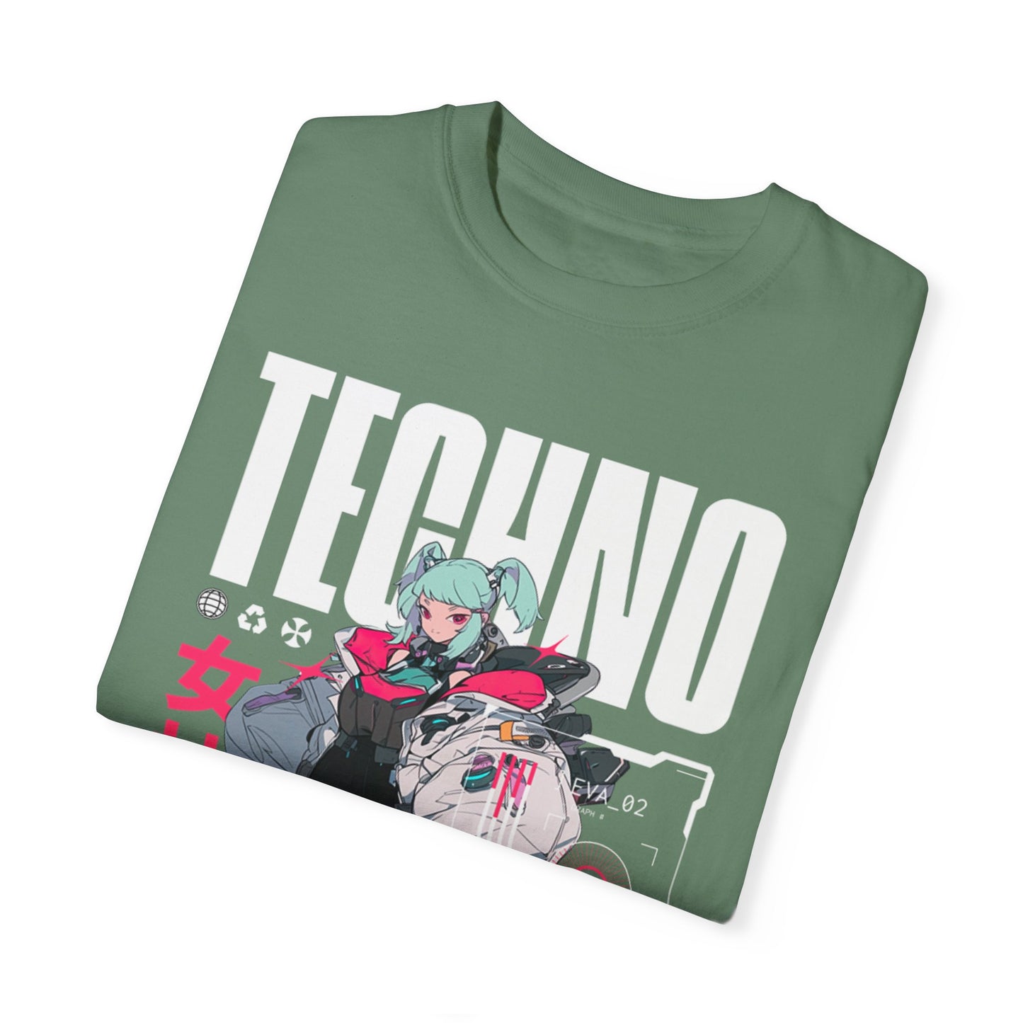 Techno Anime Girl T-shirt
