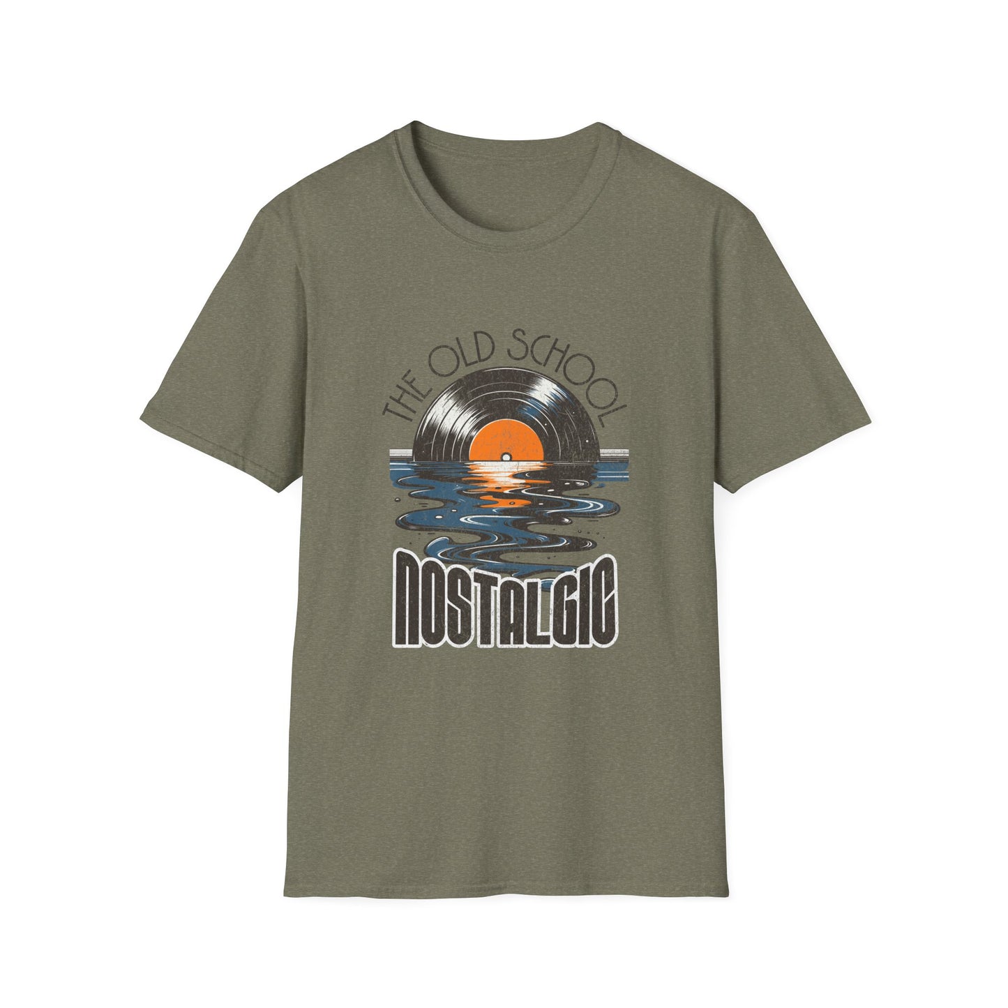 Retro Nostalgic Vintage Vinyl Music T-shirt