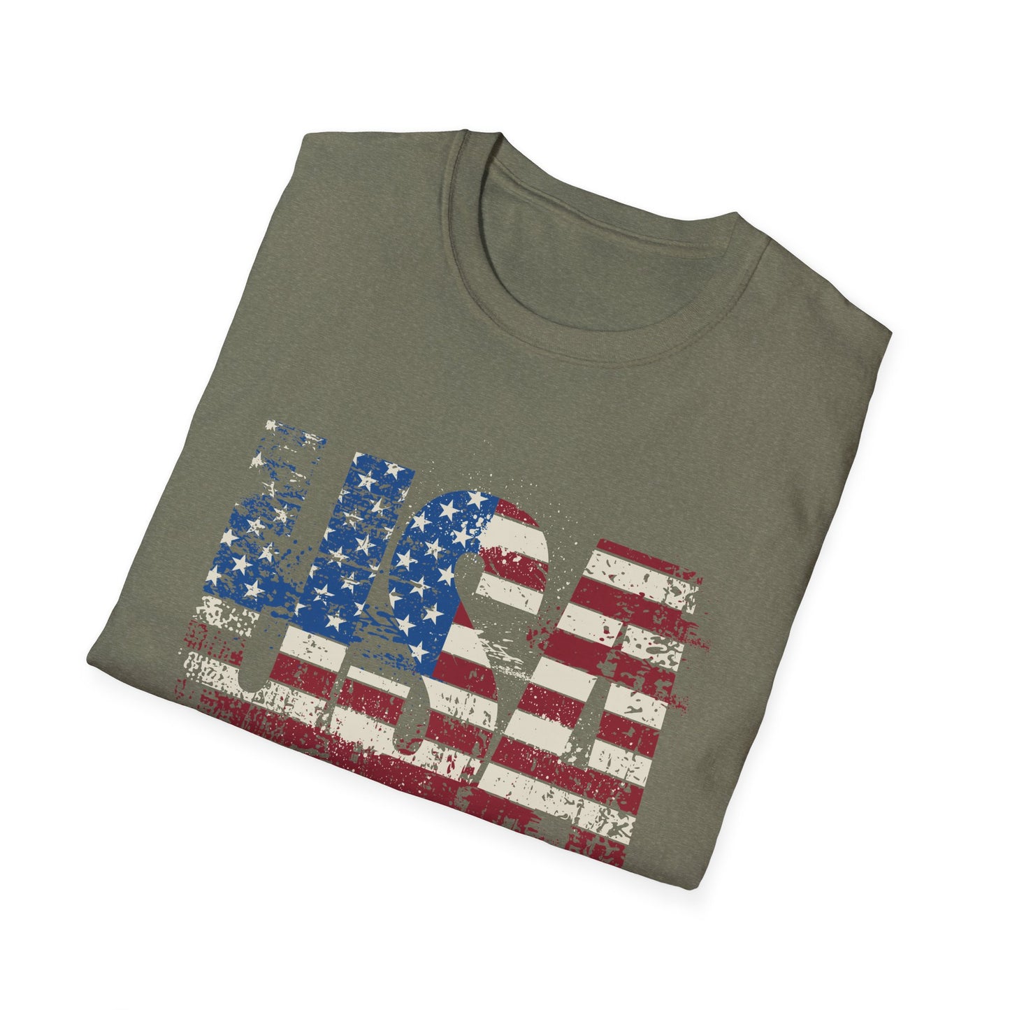USA Pride US Flag Made in America 4th of July T-shirt