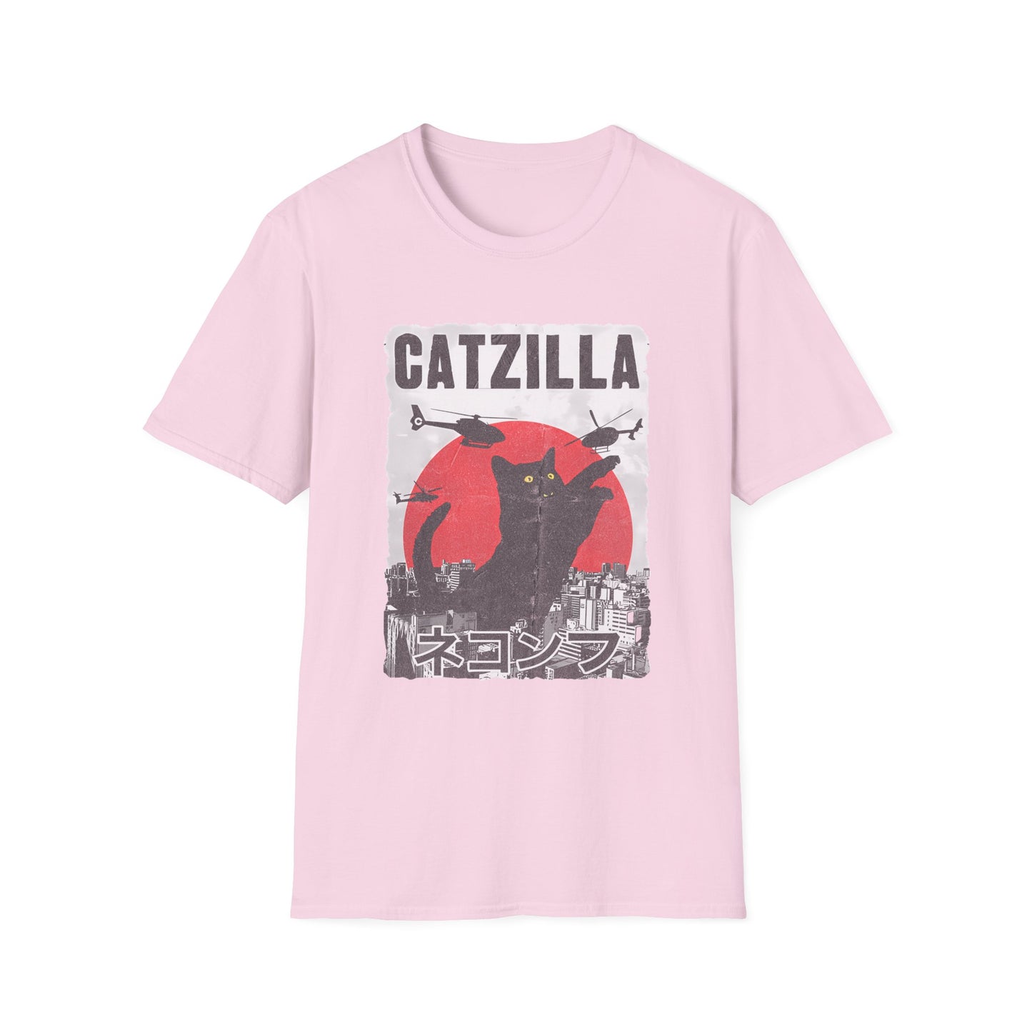 Catzilla Pop Culture Godzilla T-Shirt