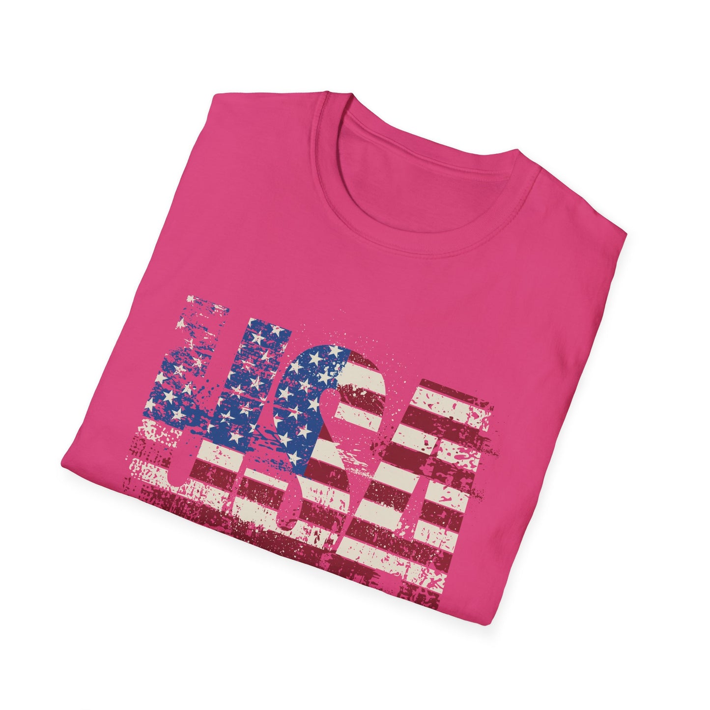 USA Pride US Flag Made in America 4th of July T-shirt