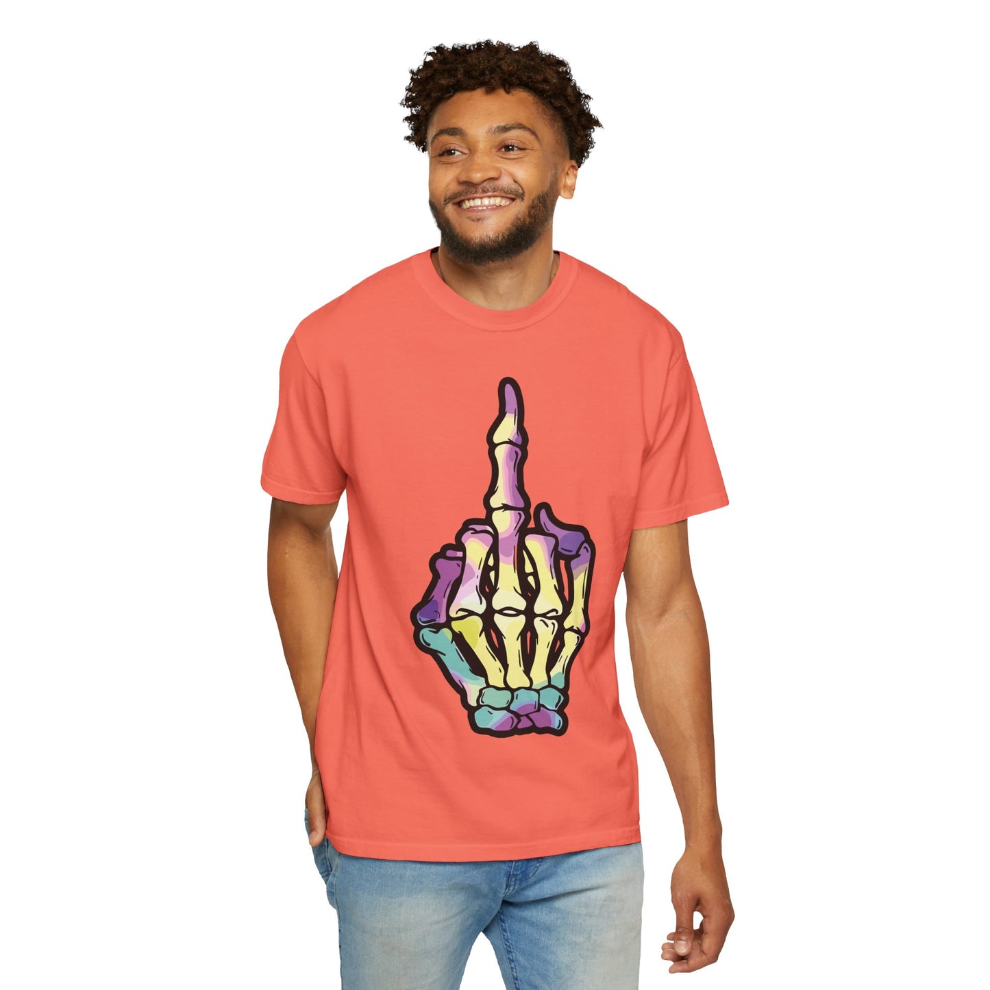 Skeleton Hand F You Streetwear T-shirt