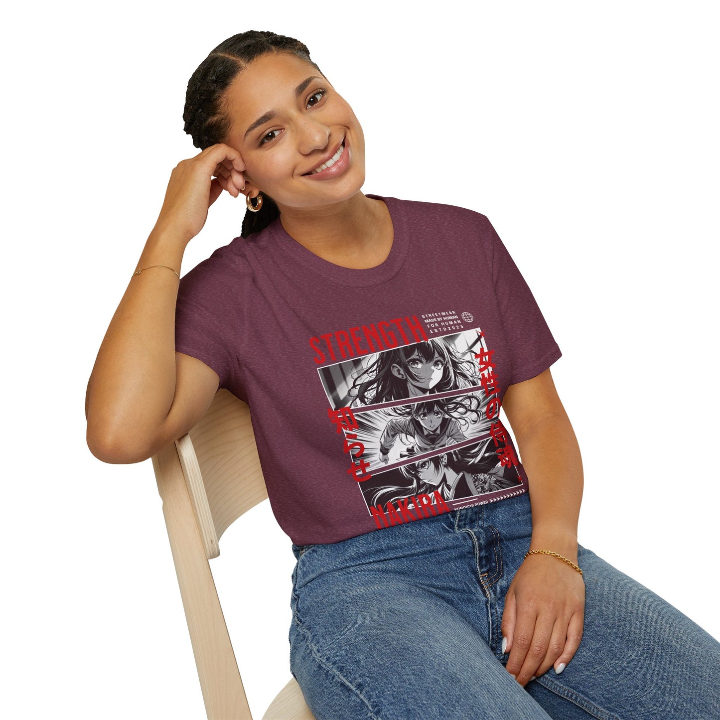 Nakira Strength Anime Girl T-Shirt