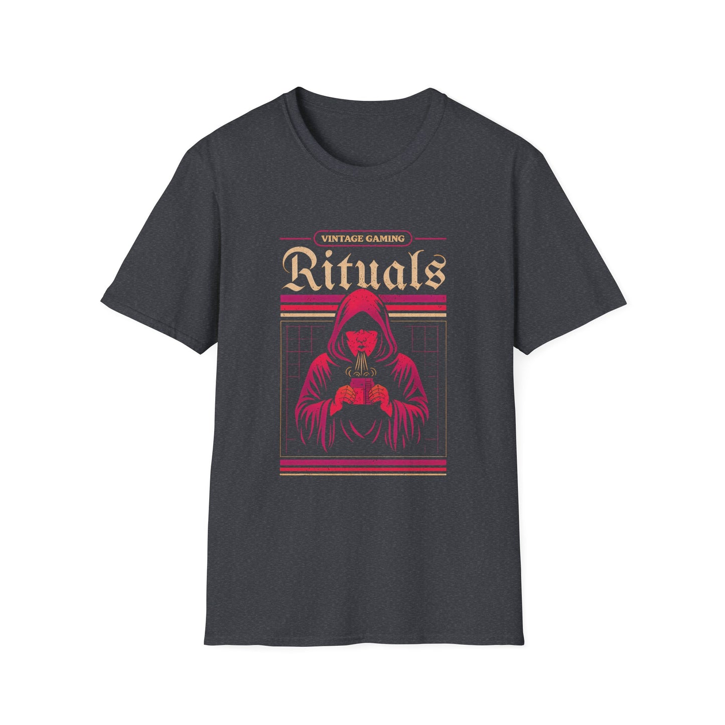 Vintage Gaming Rituals Retro Old School Gamer T-Shirt
