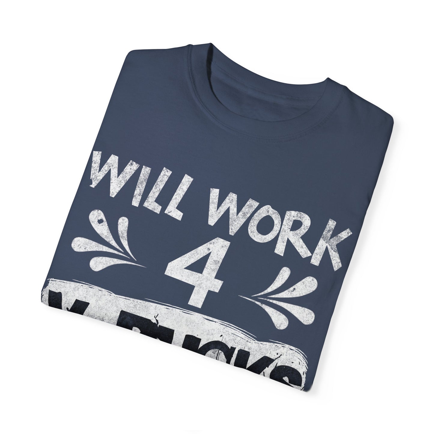 Will Work for V-Bucks Funny Gamer T-shirt