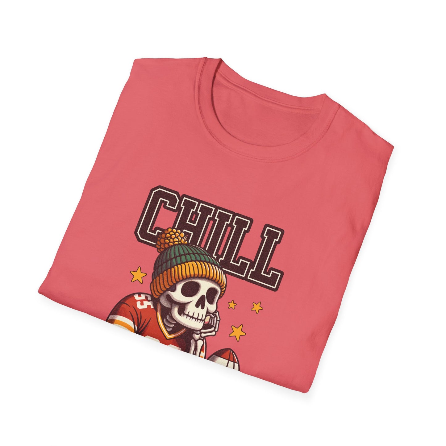 Coffee, Chill & Game Day Football Season T-Shirt