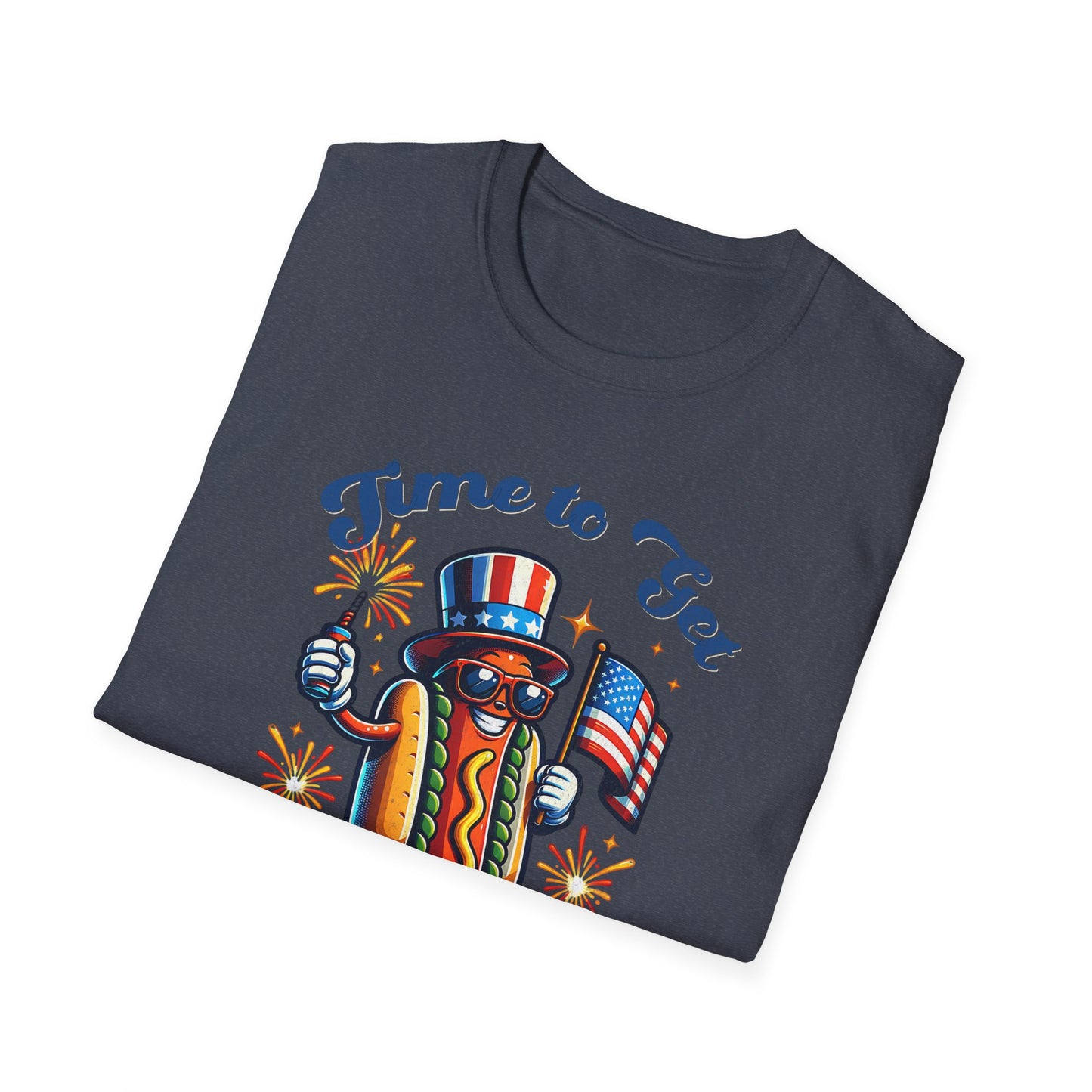 BBQ Hotdogs & Star-Spangled Shenanigans 4th of July T-shirt