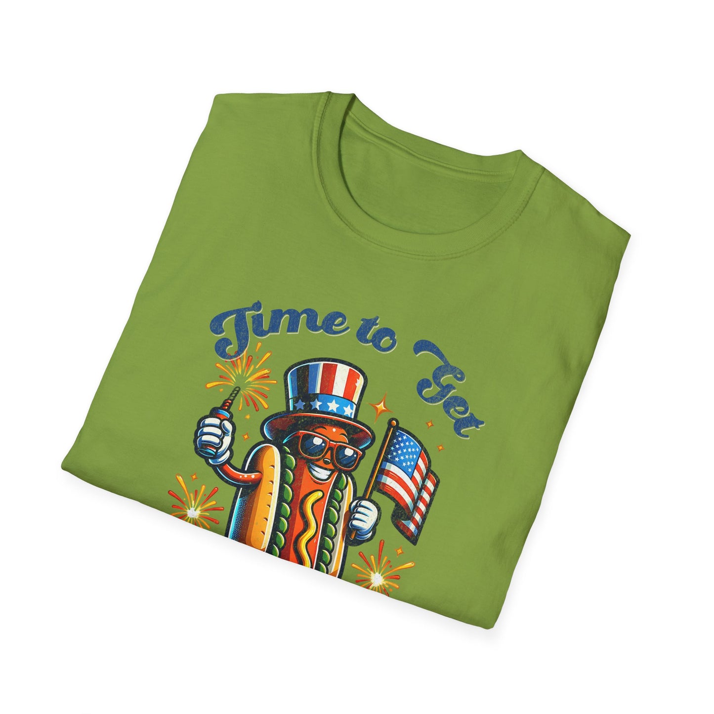 BBQ Hotdogs & Star-Spangled Shenanigans 4th of July T-shirt