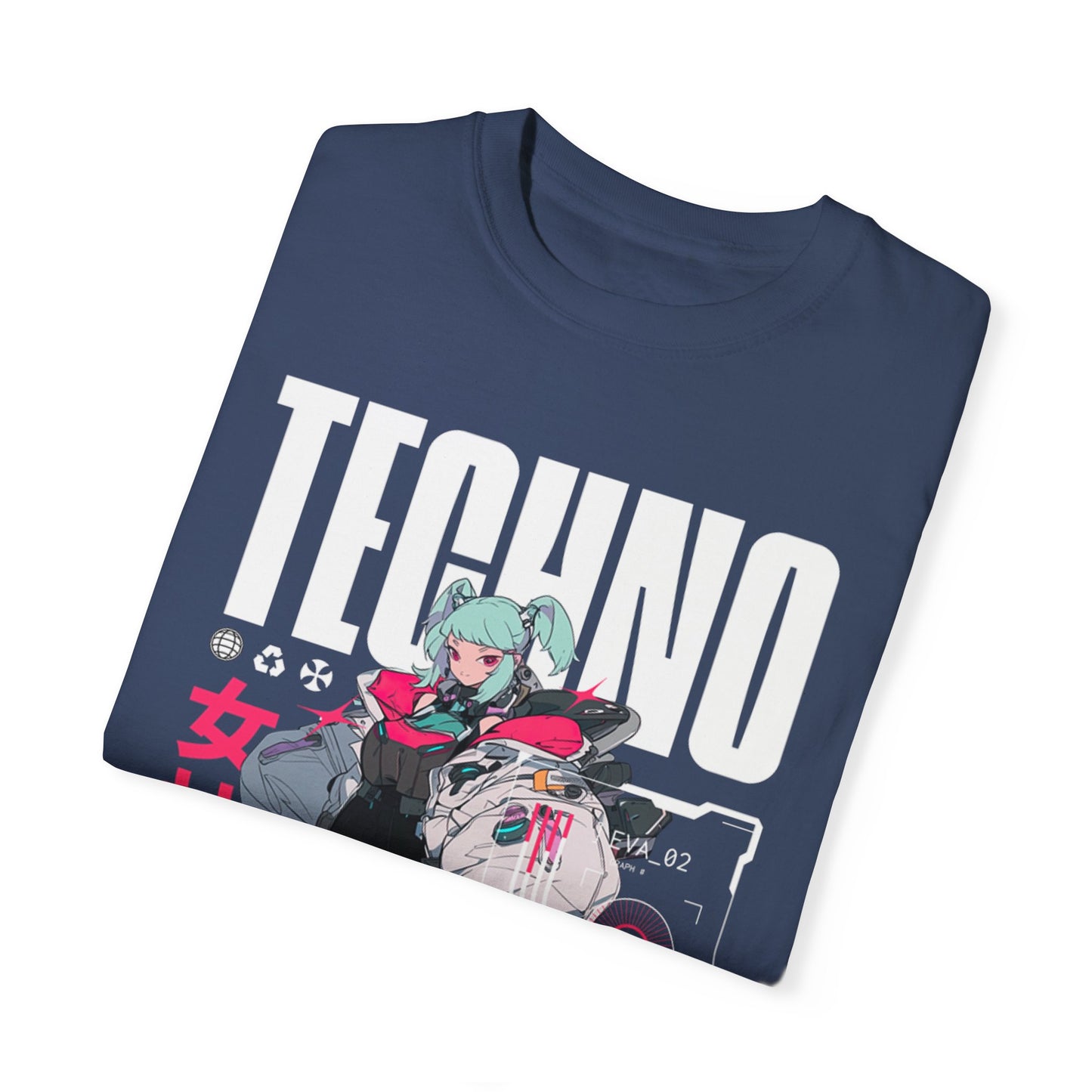 Techno Anime Girl T-shirt