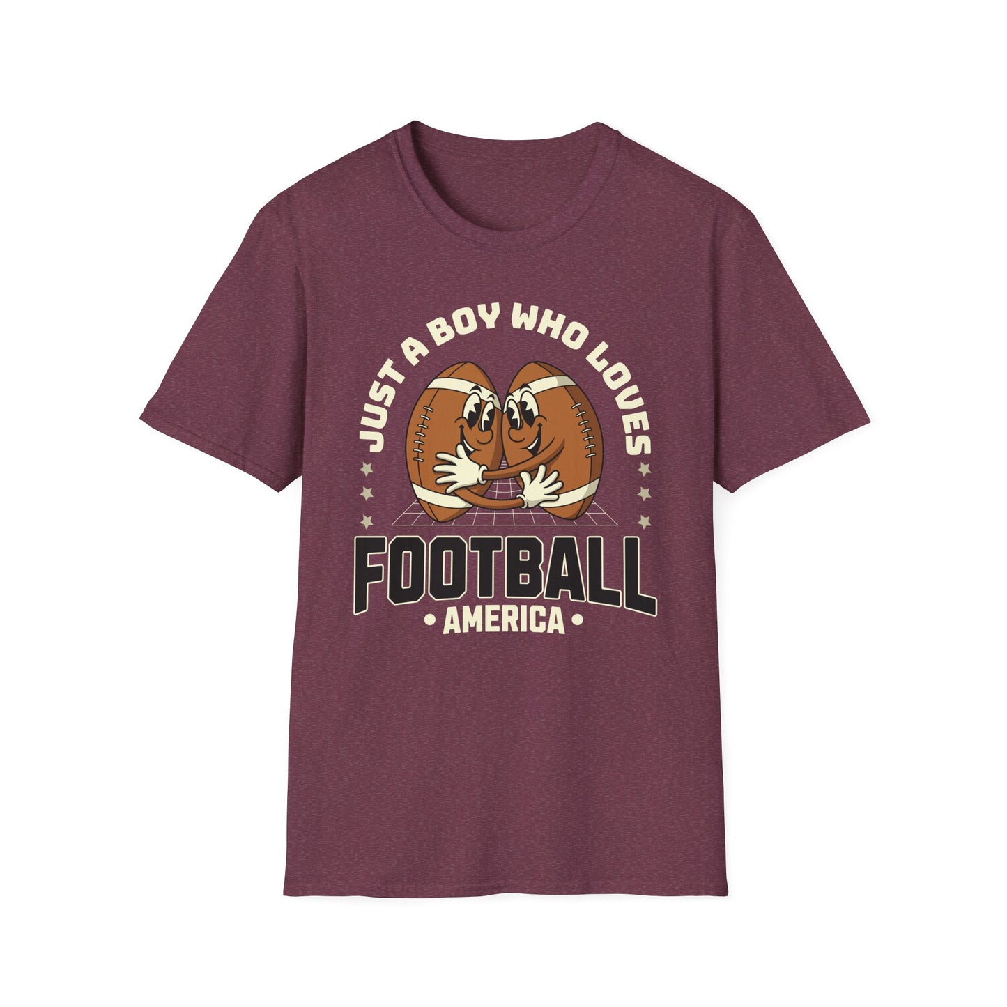 Just a Boy Who Loves Football Game Day T-Shirt
