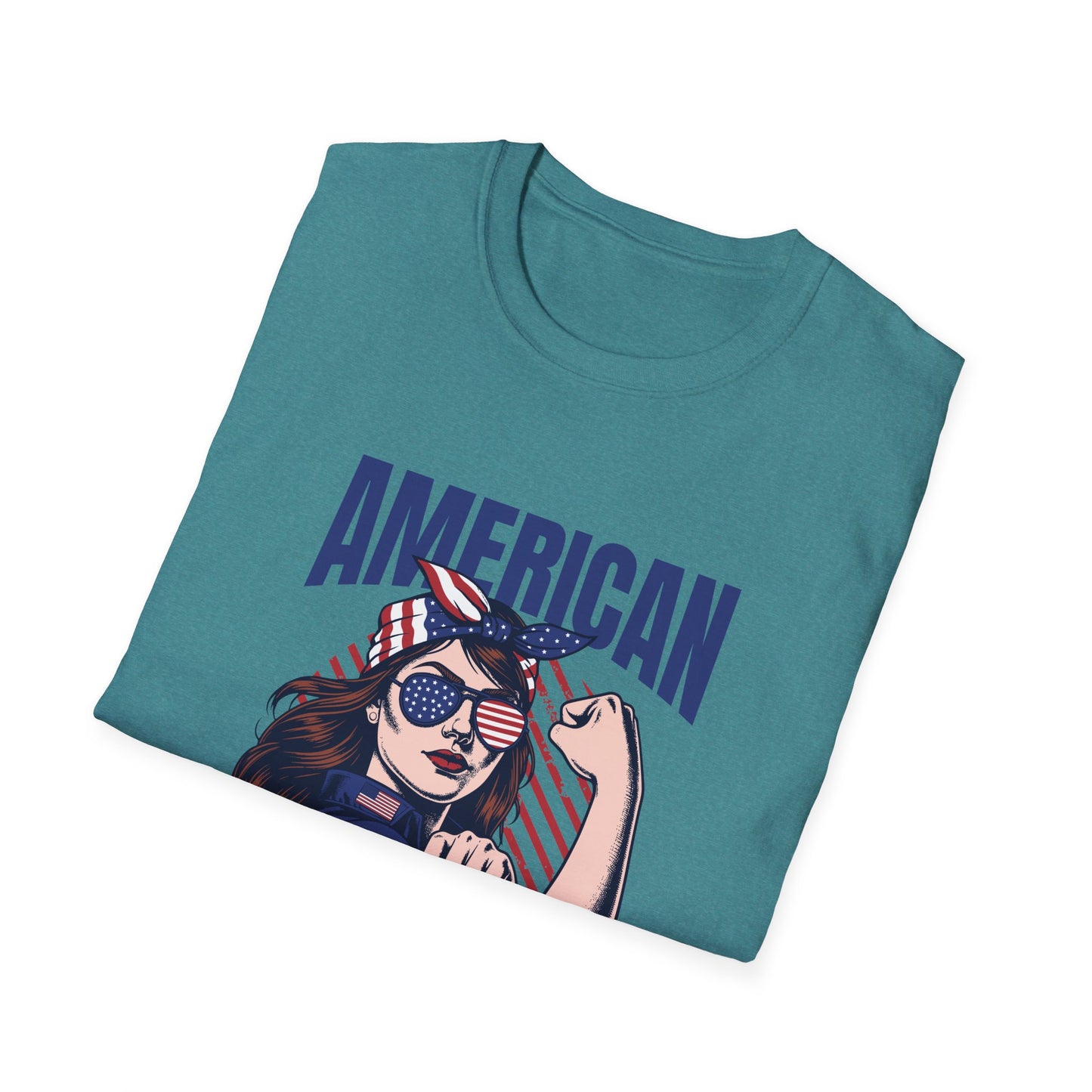 American Empowered Woman 4th of July Gifts Women's T-shirt