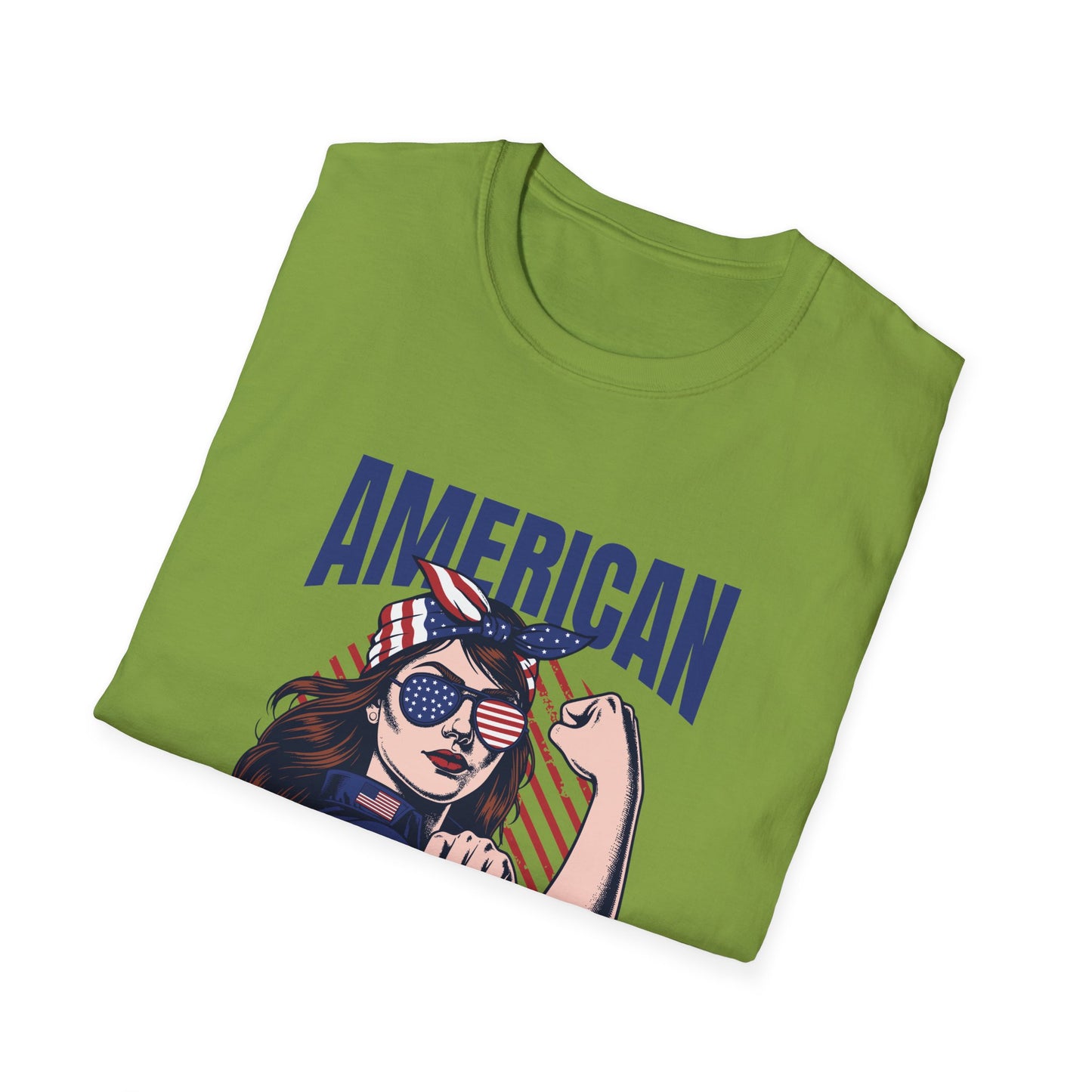 American Empowered Woman 4th of July Gifts Women's T-shirt