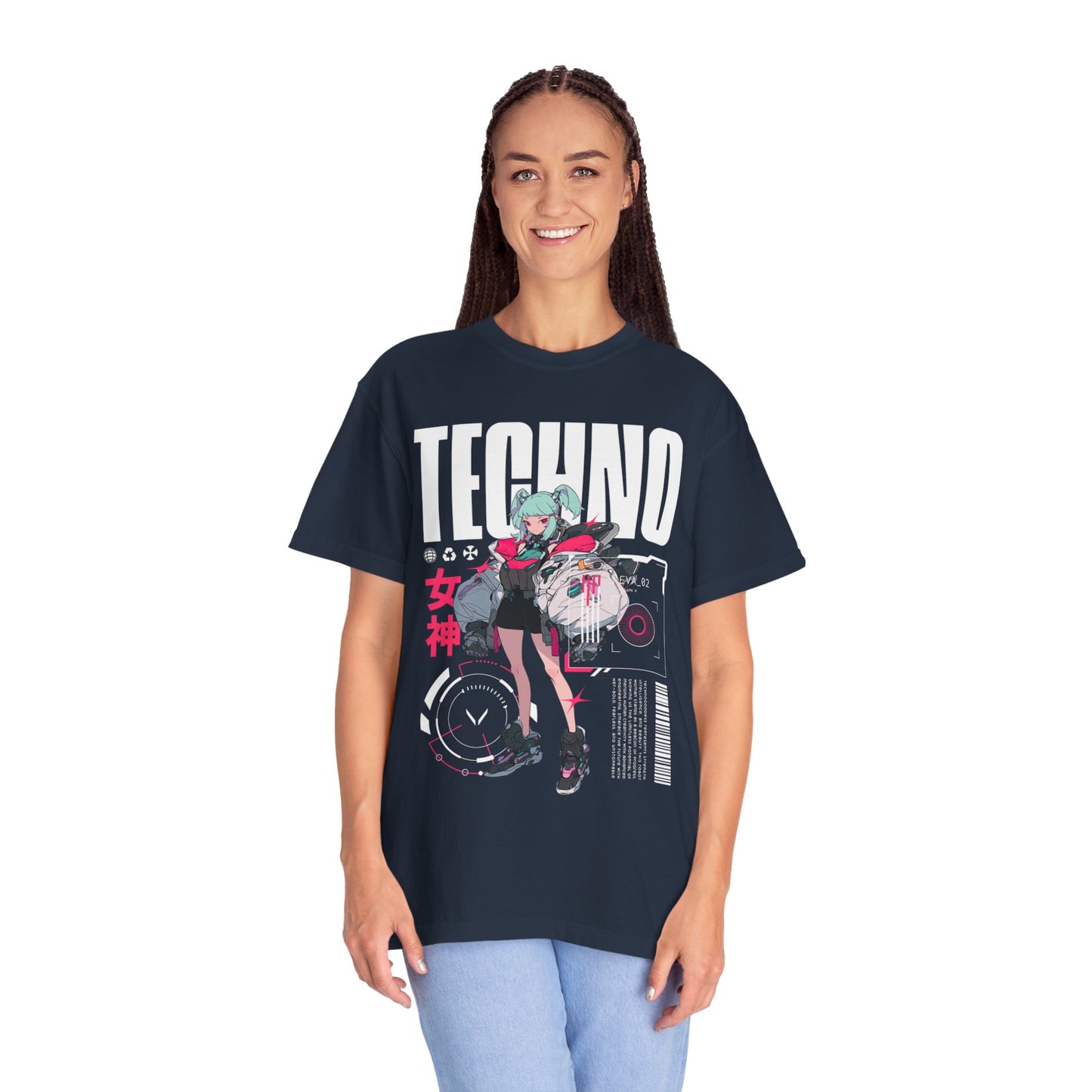 Techno Anime Girl T-shirt