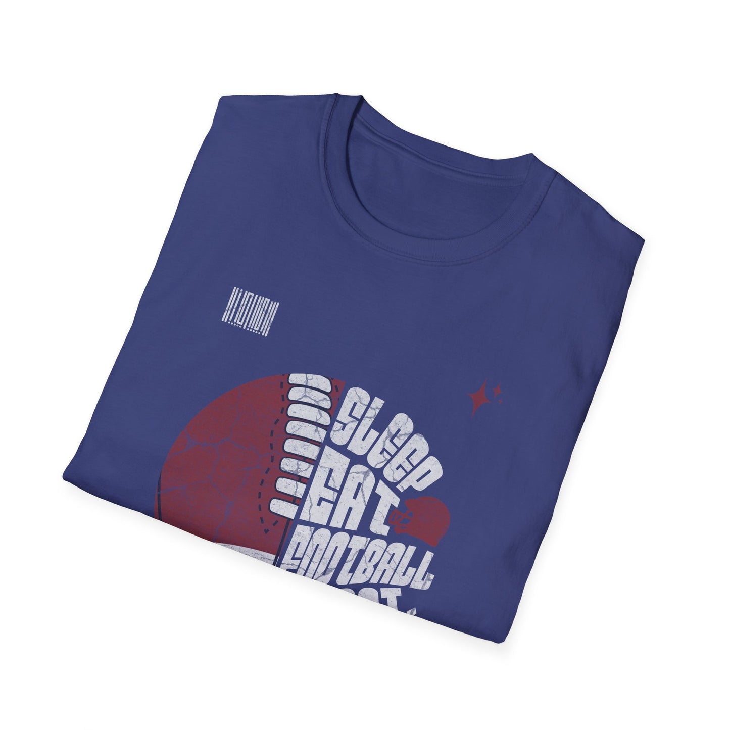 Eat Sleep Football Repeat Football Game Day T-Shirt