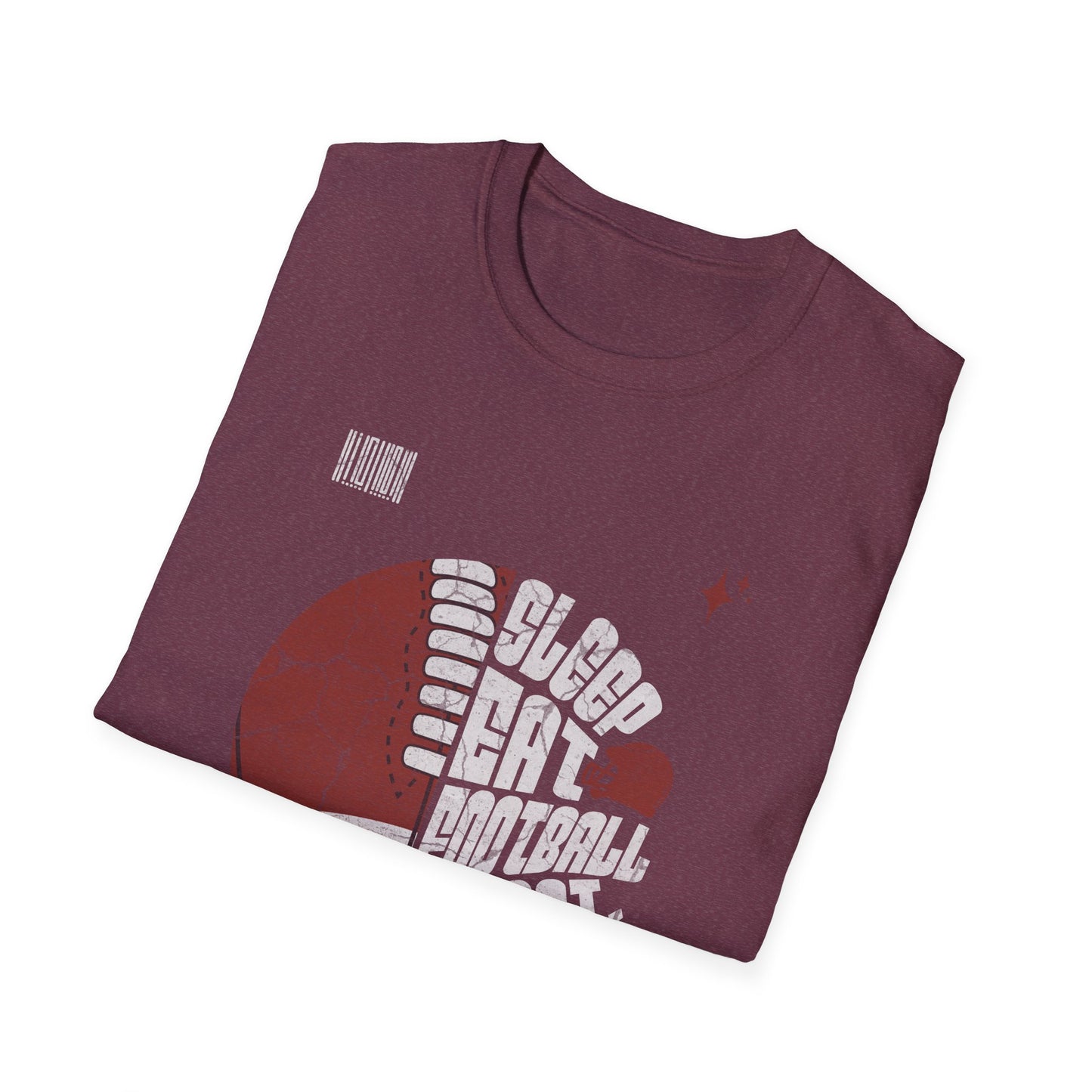 Eat Sleep Football Repeat Football Game Day T-Shirt