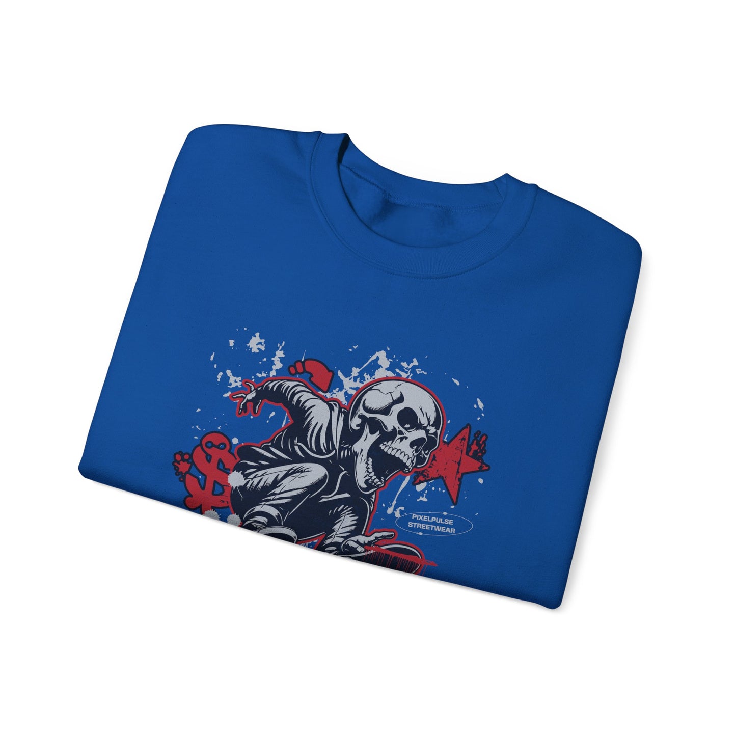Funny Skull "Culture is a Disaster" Streetwear Sweatshirt