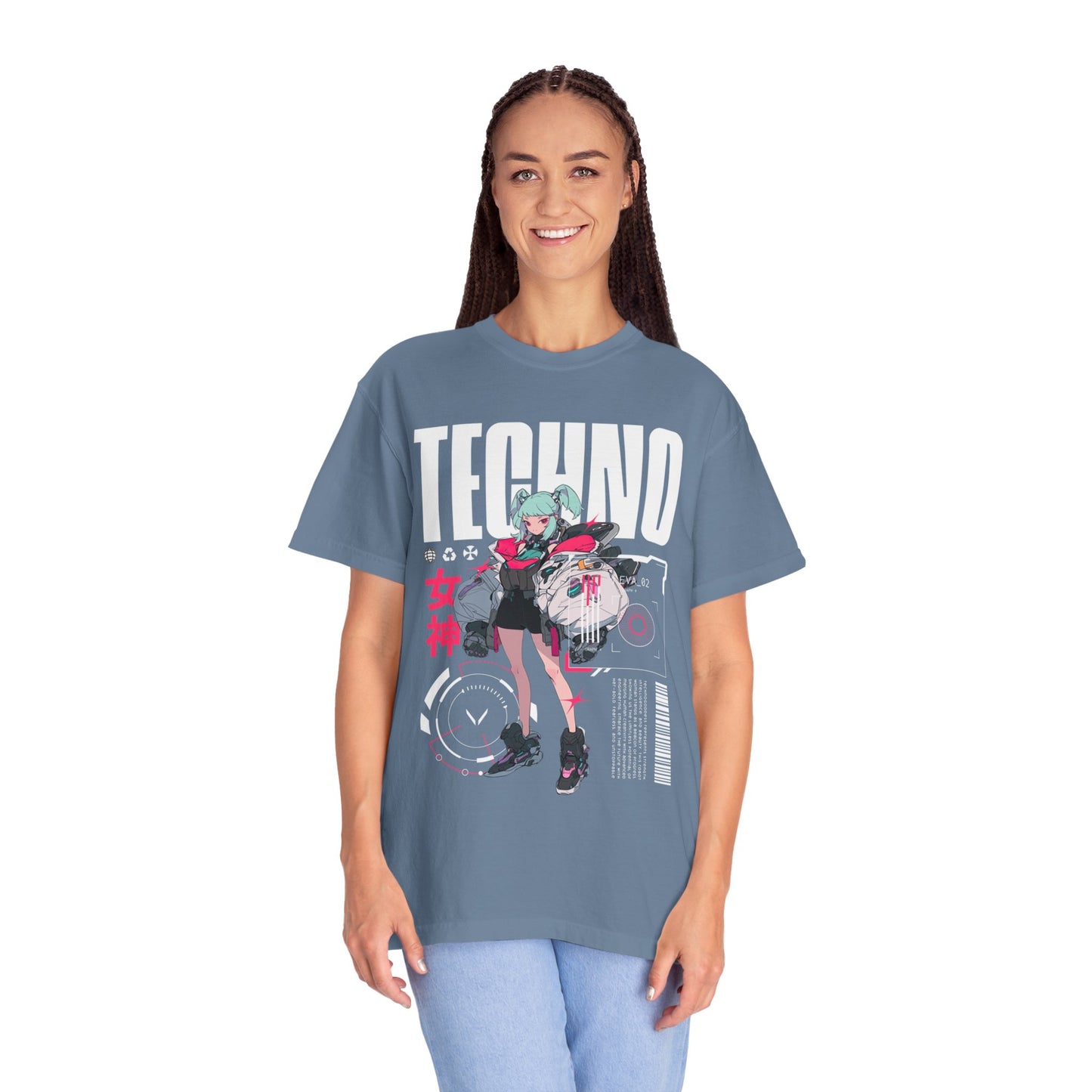 Techno Anime Girl T-shirt