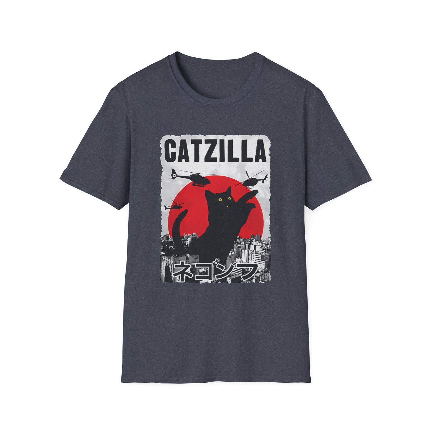 Catzilla Pop Culture Godzilla T-Shirt