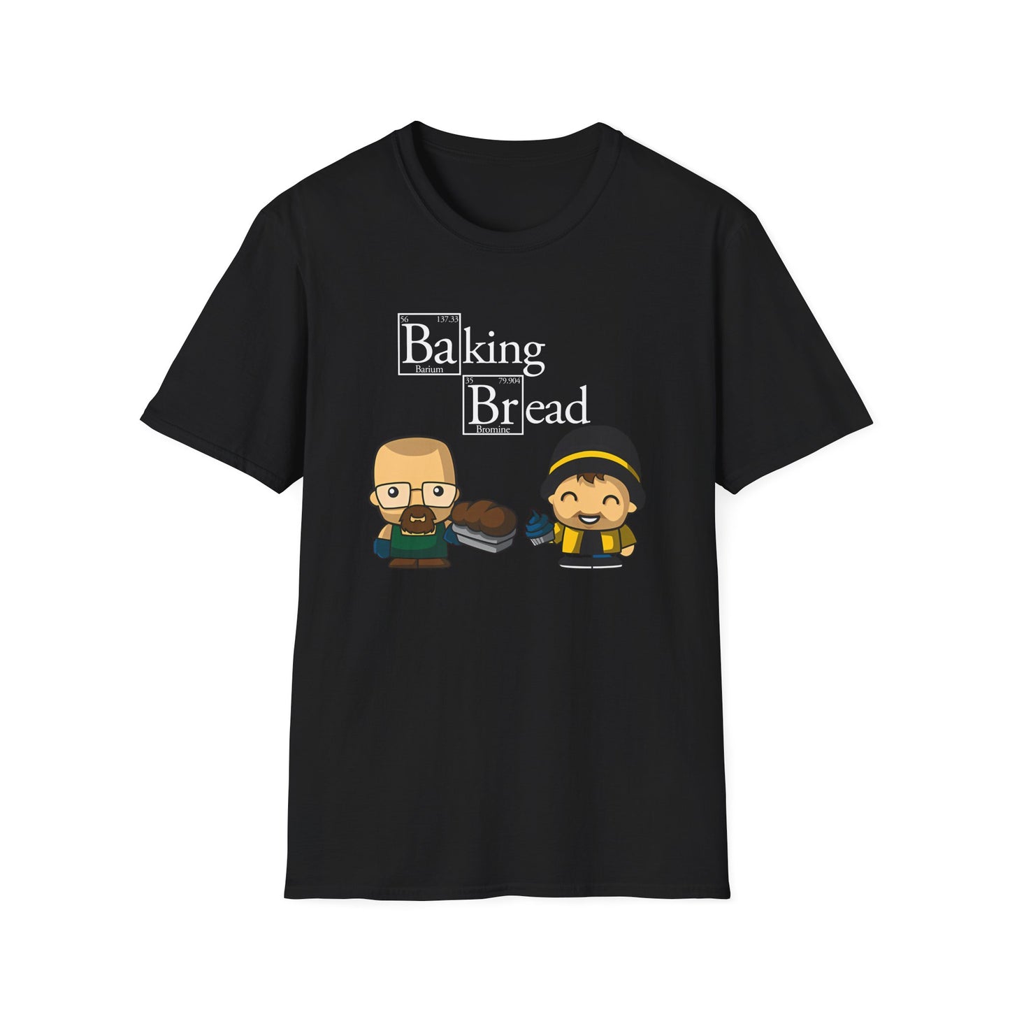 Funny Pop Culture Hilarious Chemistry Student Baking Bread T-Shirt